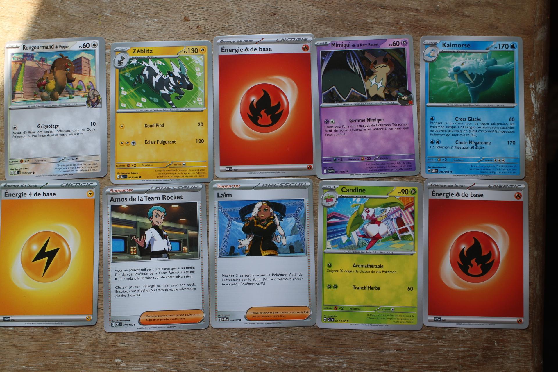 troc de troc rsrv lot cartes pokemon. c image 1
