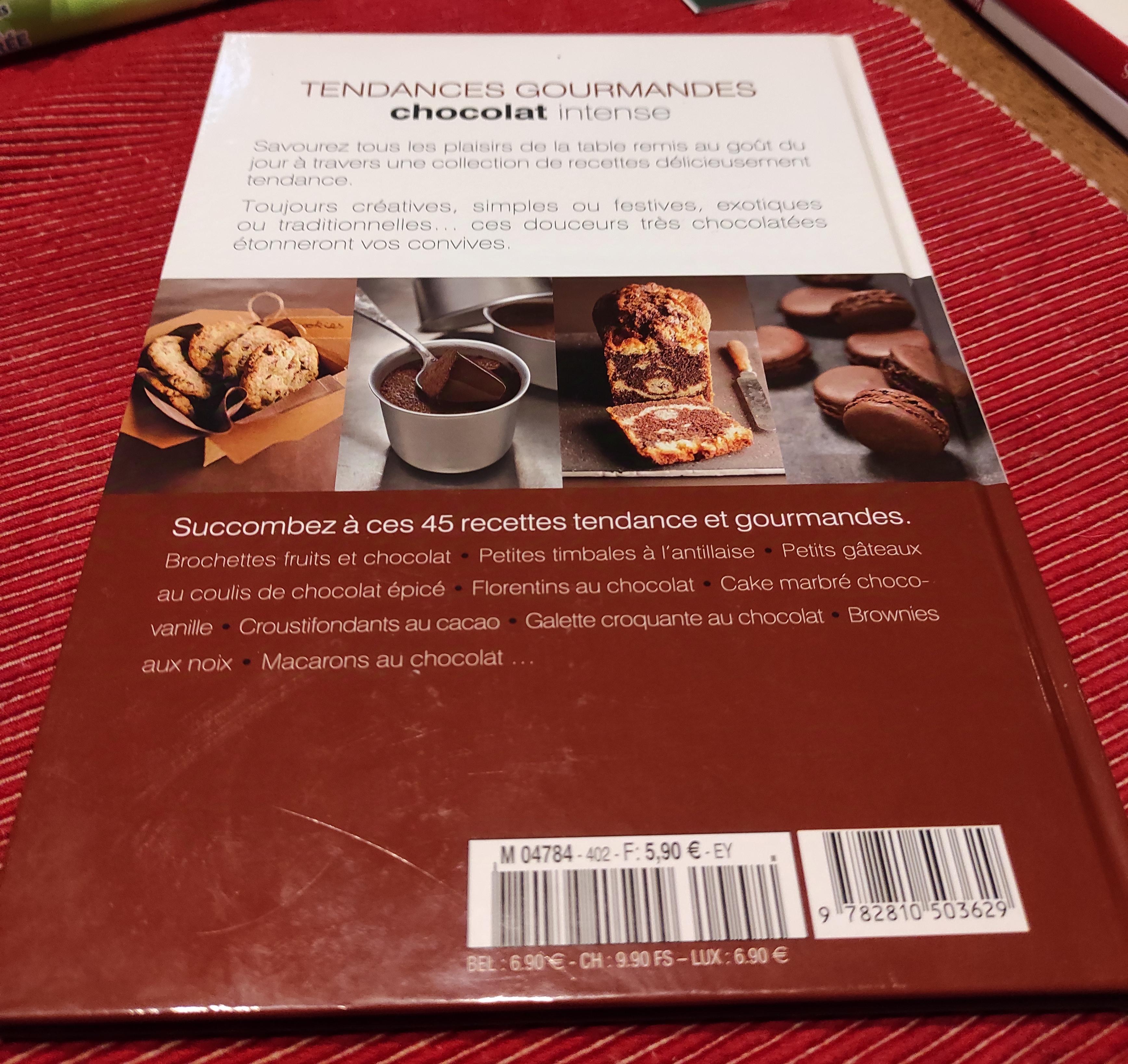 troc de troc réservé livre de recettes chocolat intense image 1