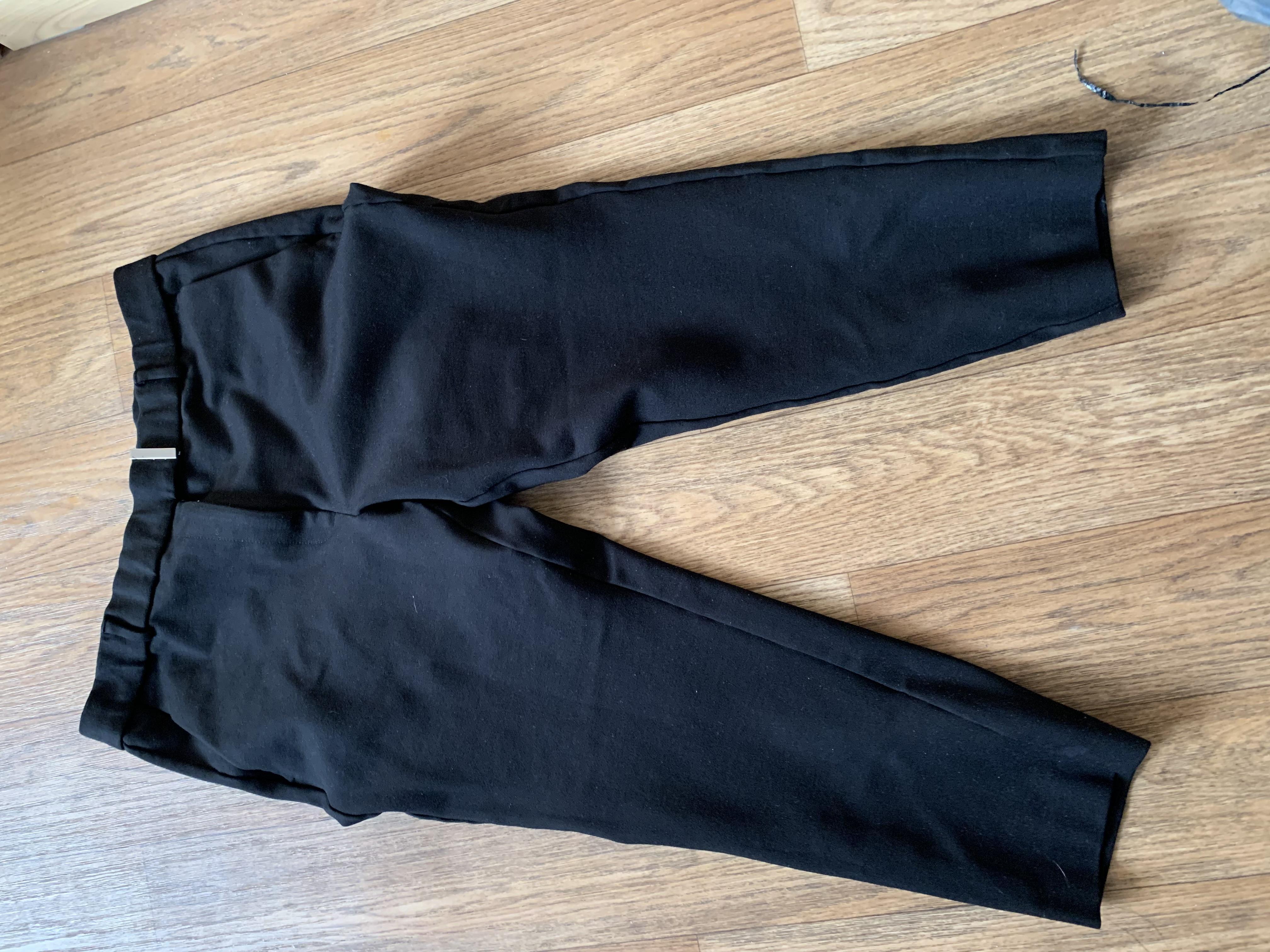 troc de troc pantalon, camaïeu, noir, épais et chaud image 0