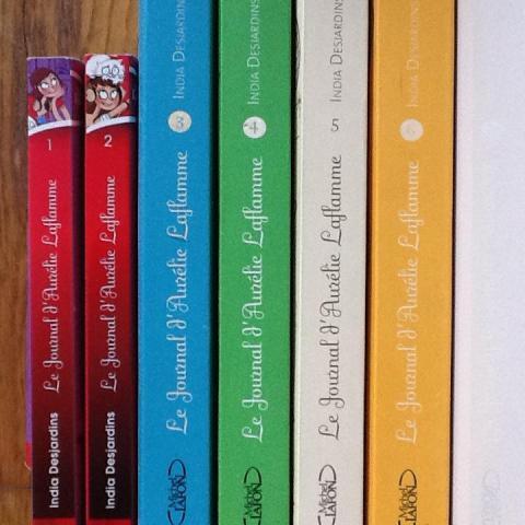 troc de troc lot de 6 tomes le journal d?aurelie laflamme - india desjardins image 1