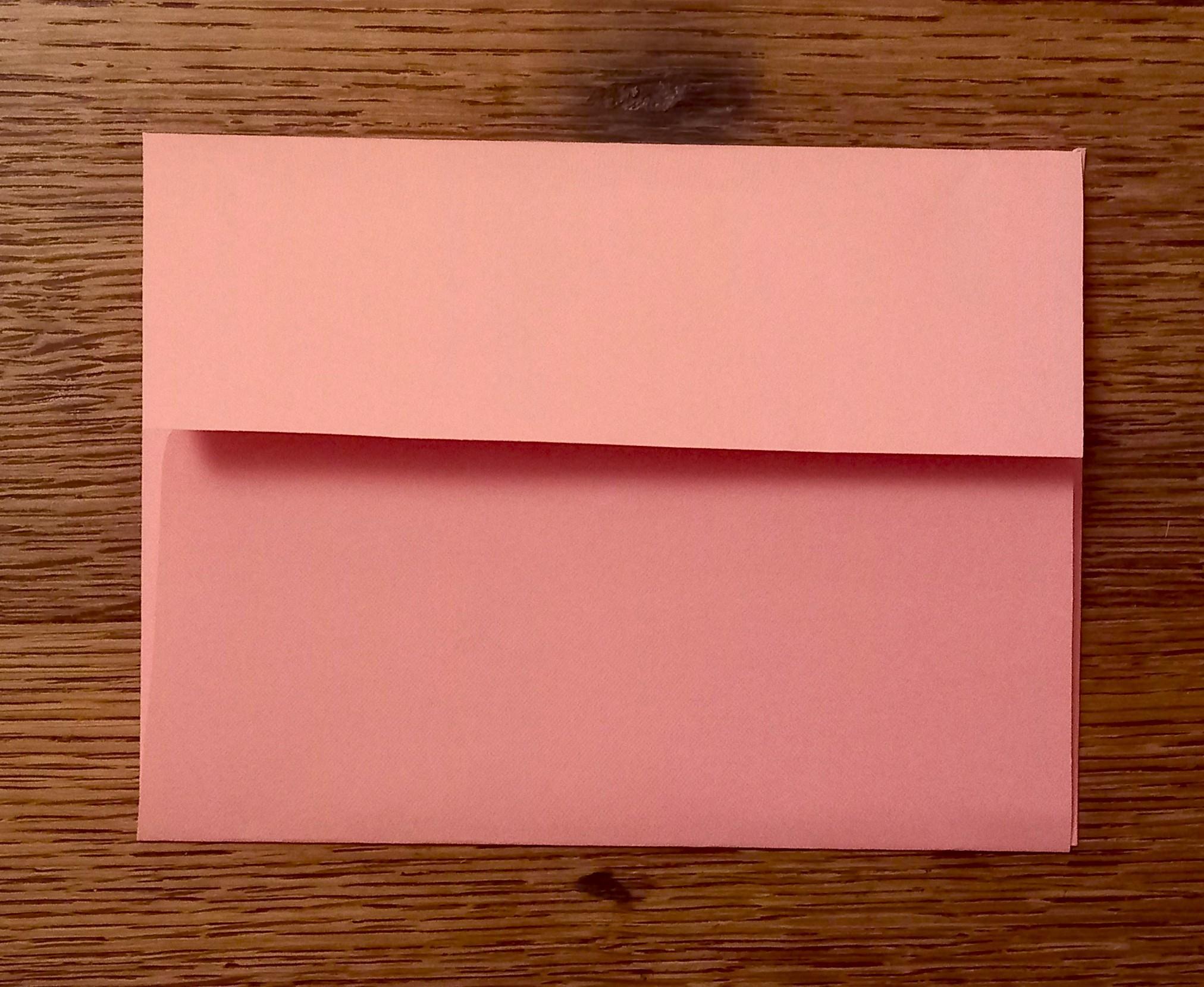 troc de troc enveloppe-lettre rose clair. image 1