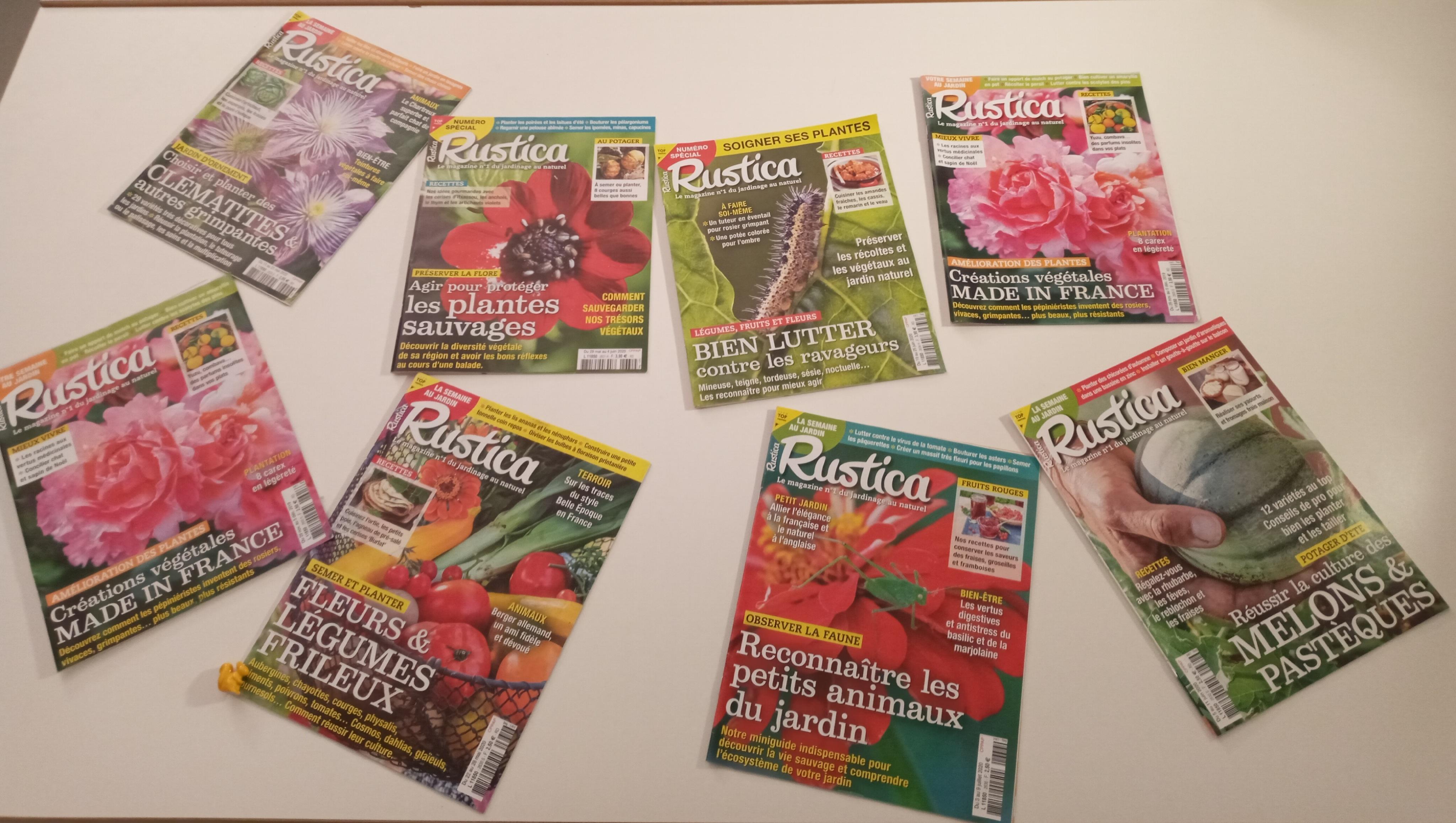 troc de troc lot de 8 magazines rustica image 0
