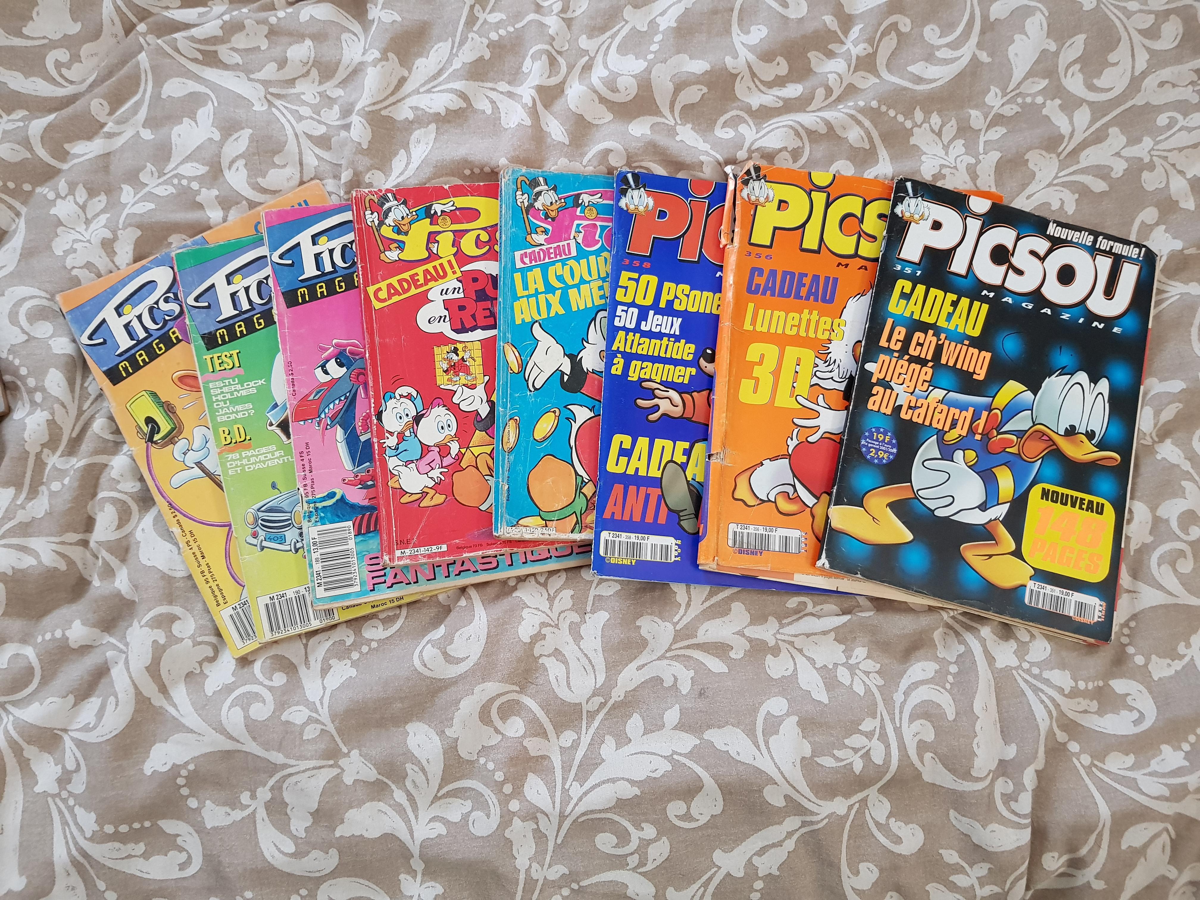 troc de troc lot magazines mickey et picsous image 1
