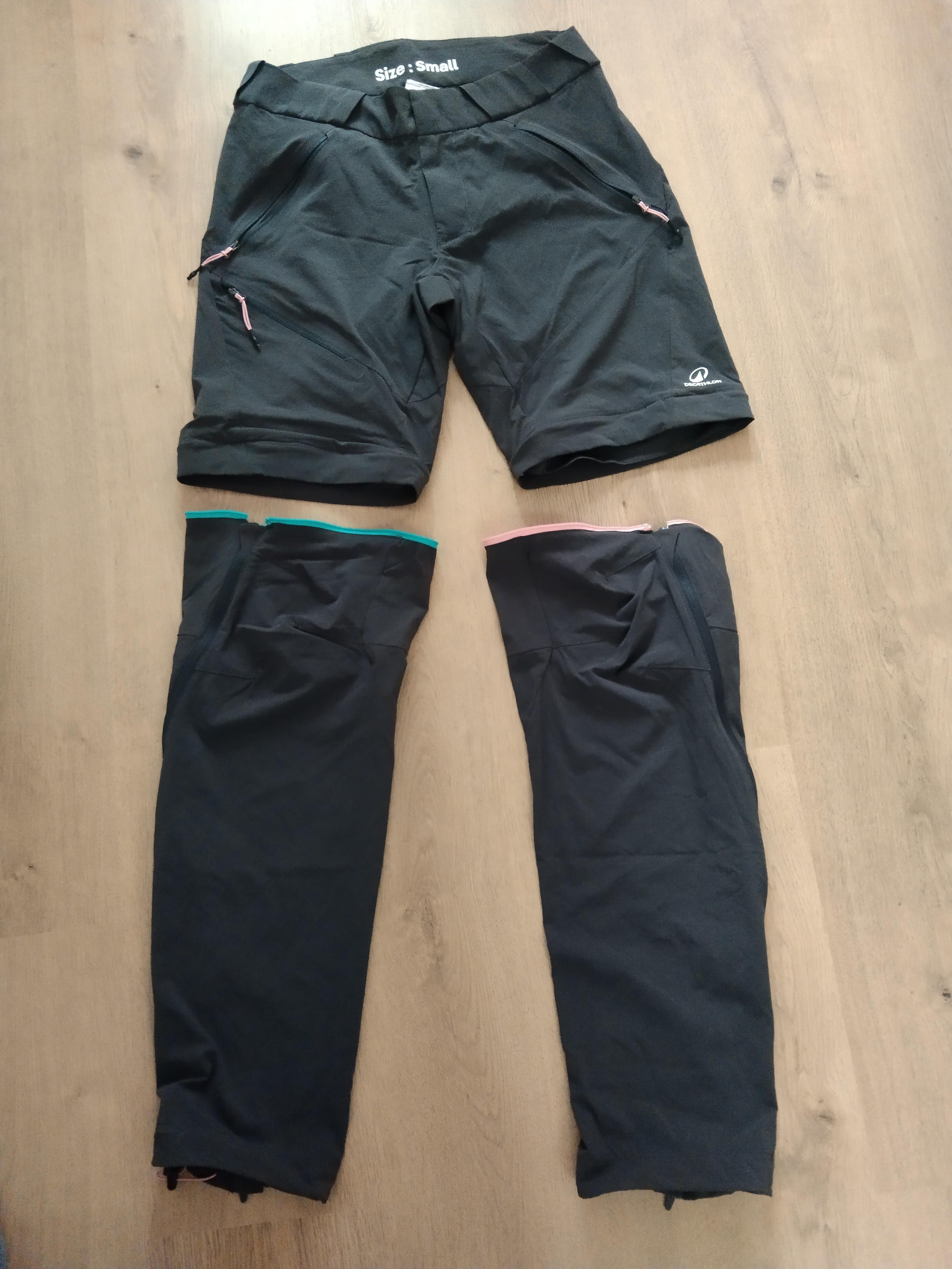 troc de troc pantalon décathlon modulable gris - taille s image 2