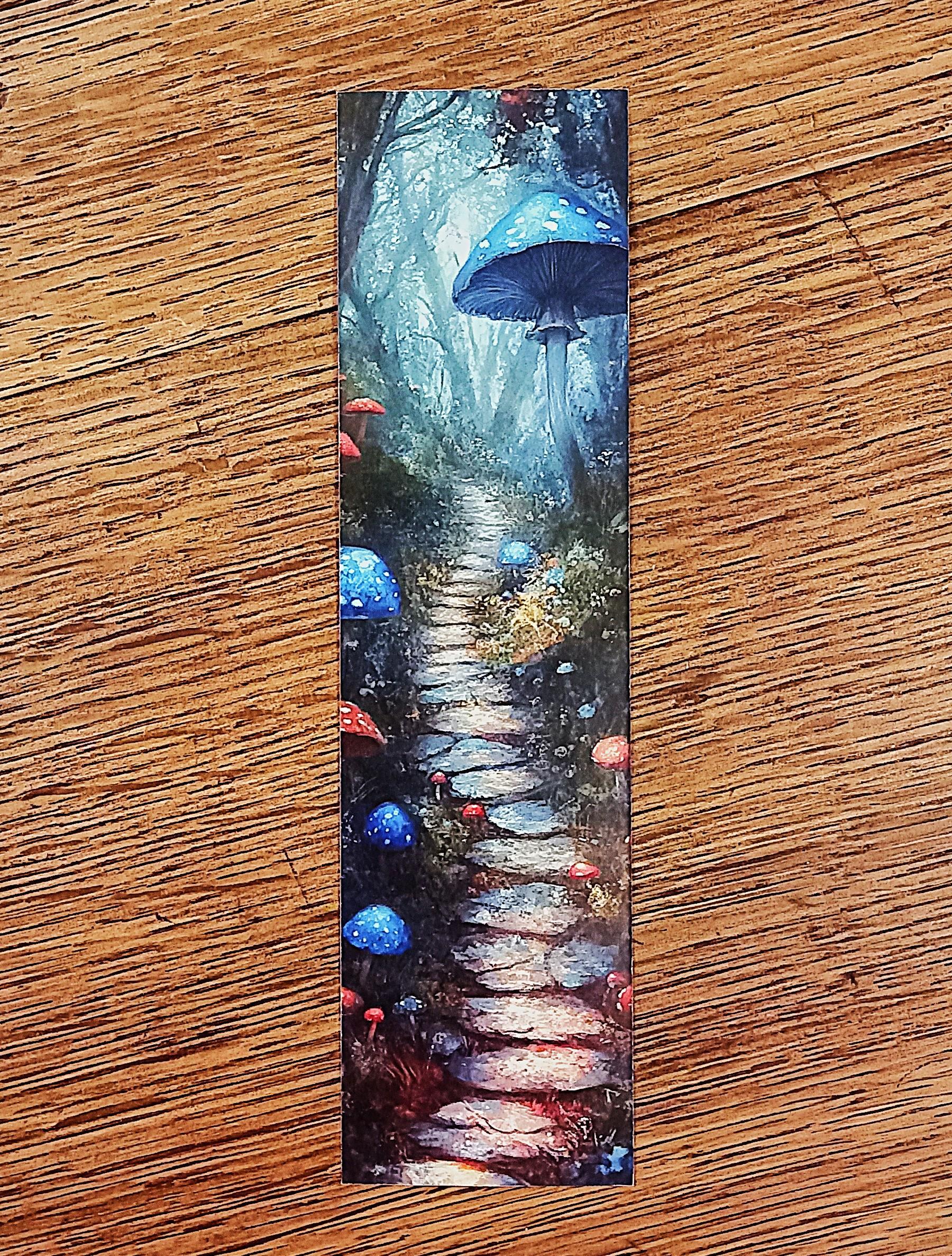 troc de troc marque-page "le chemin aux champignons". image 0