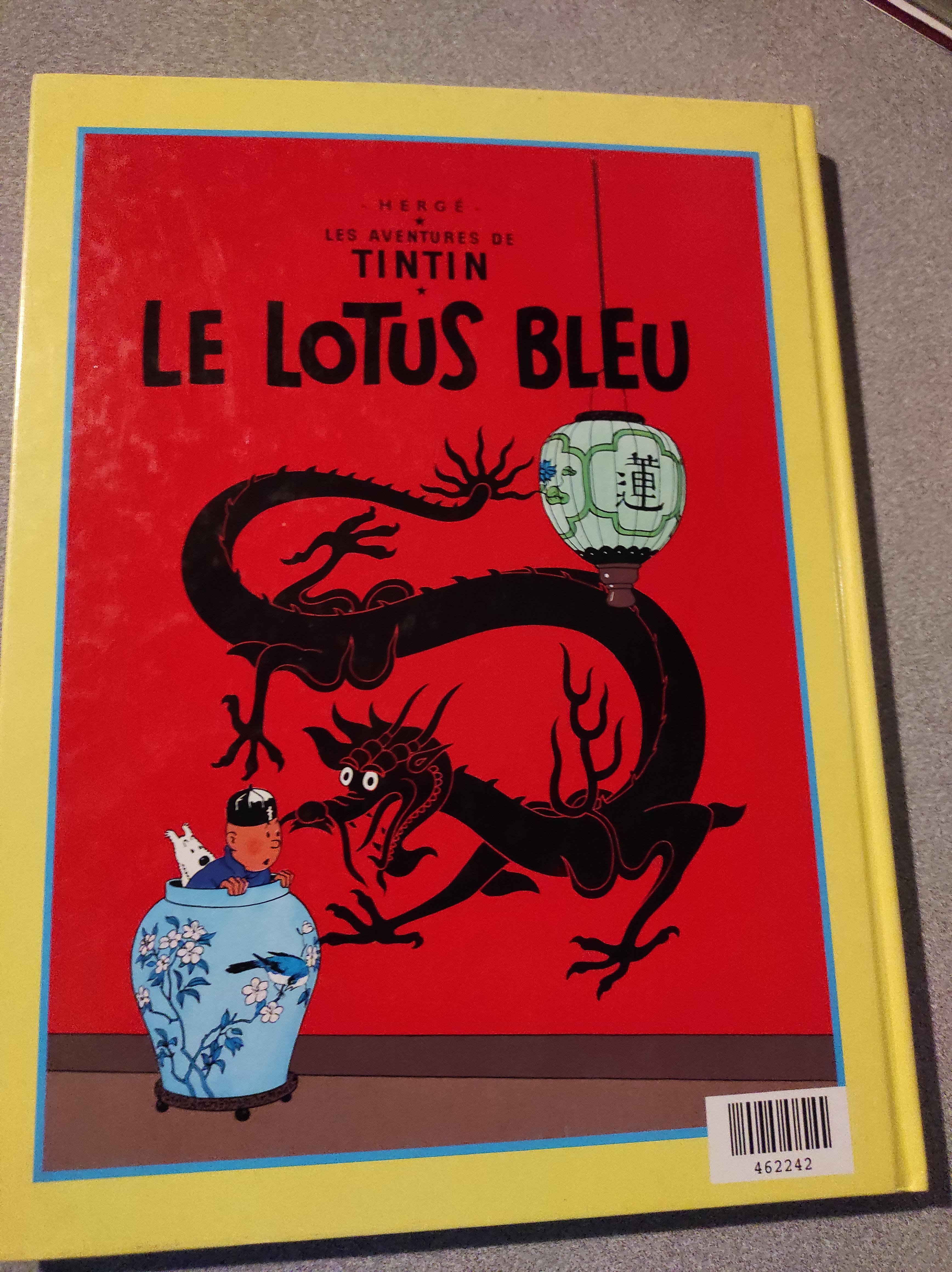 troc de troc double album de tintin les cigares du pharaon et le lotus bleu image 1