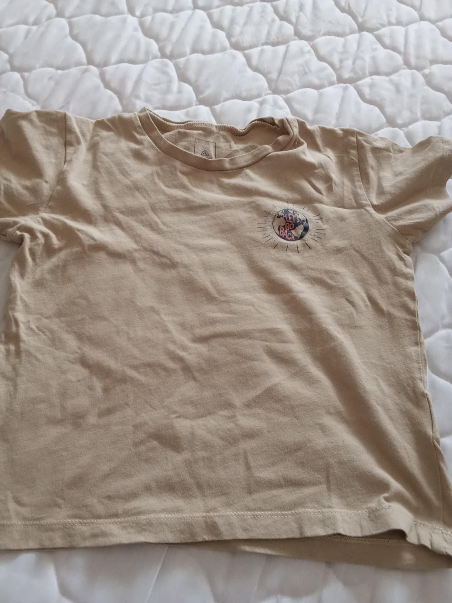 troc de troc tee shirt 8 ans beige image 0