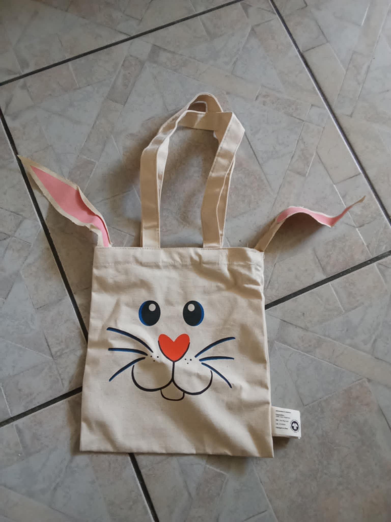 troc de troc reserve    petit sac toile enfant forme lapin image 0