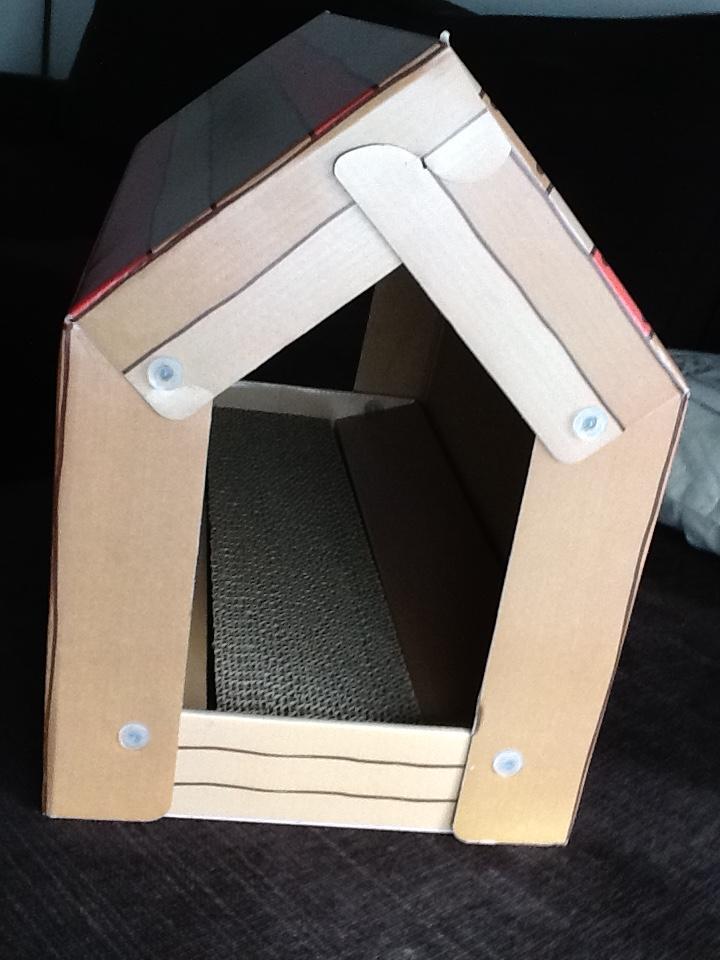 troc de troc réservée jolie cabane à chats neuve image 1