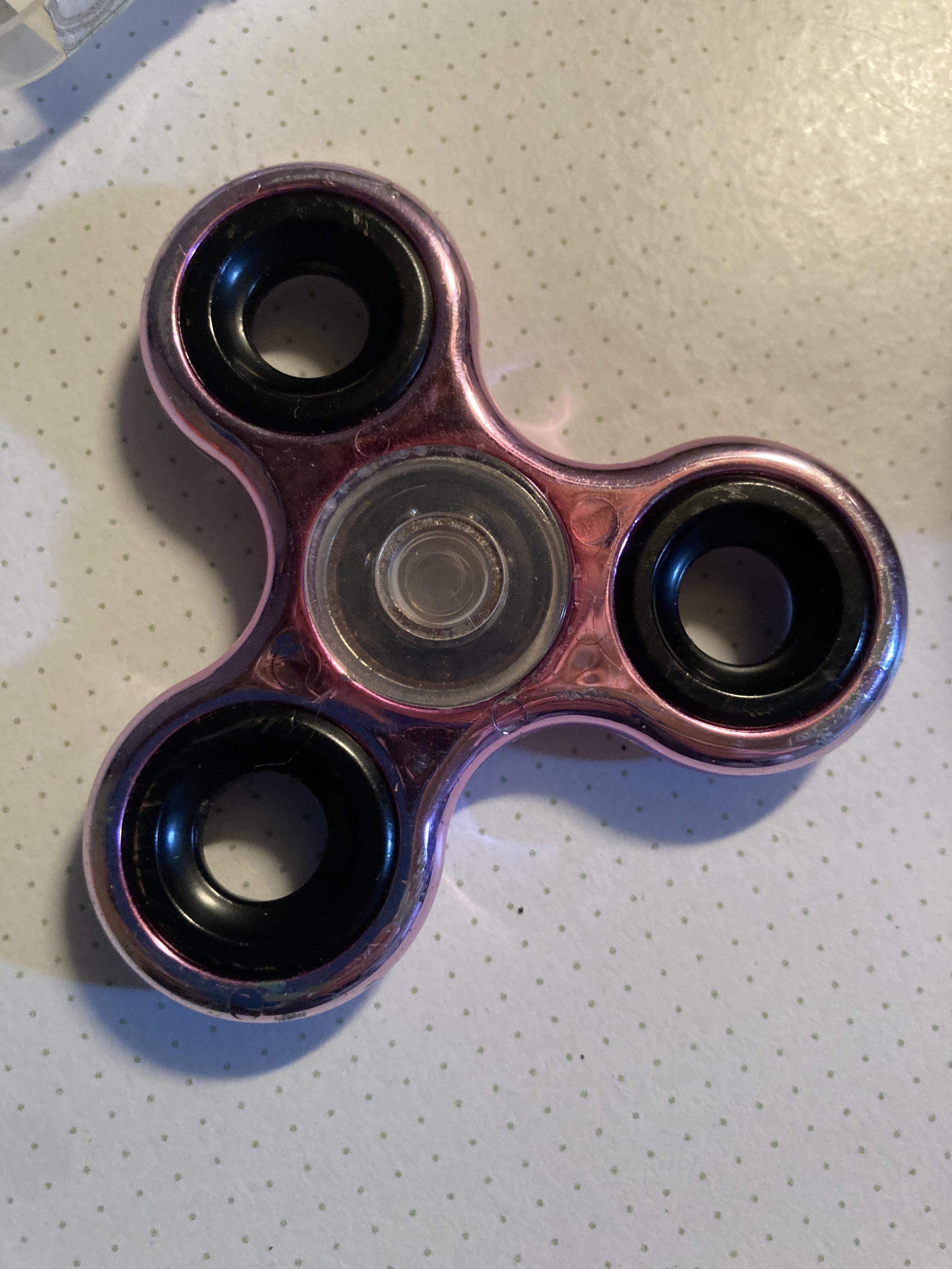 troc de troc handspinner métal rose avec sa boite image 2