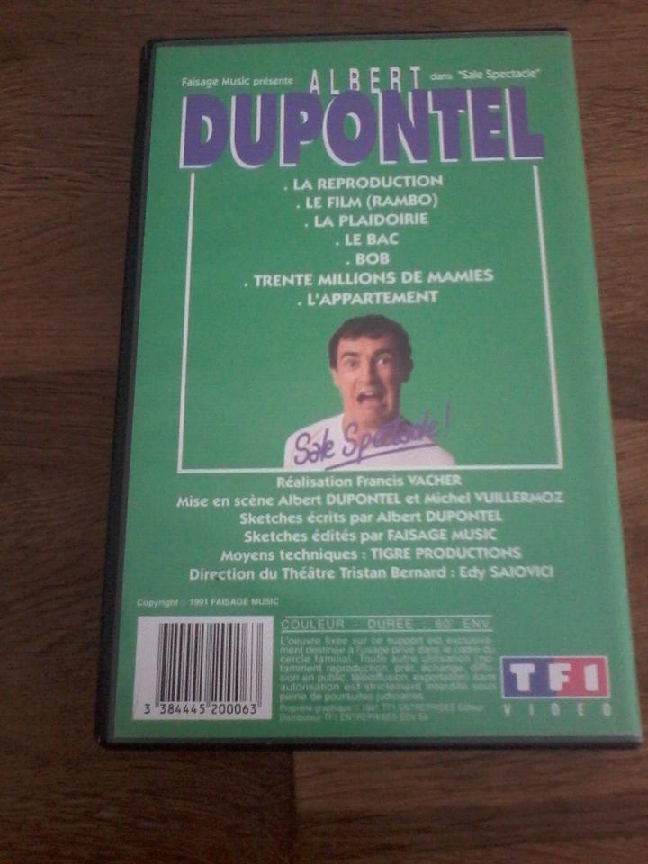 troc de troc vhs spectacle albert dupontel image 1