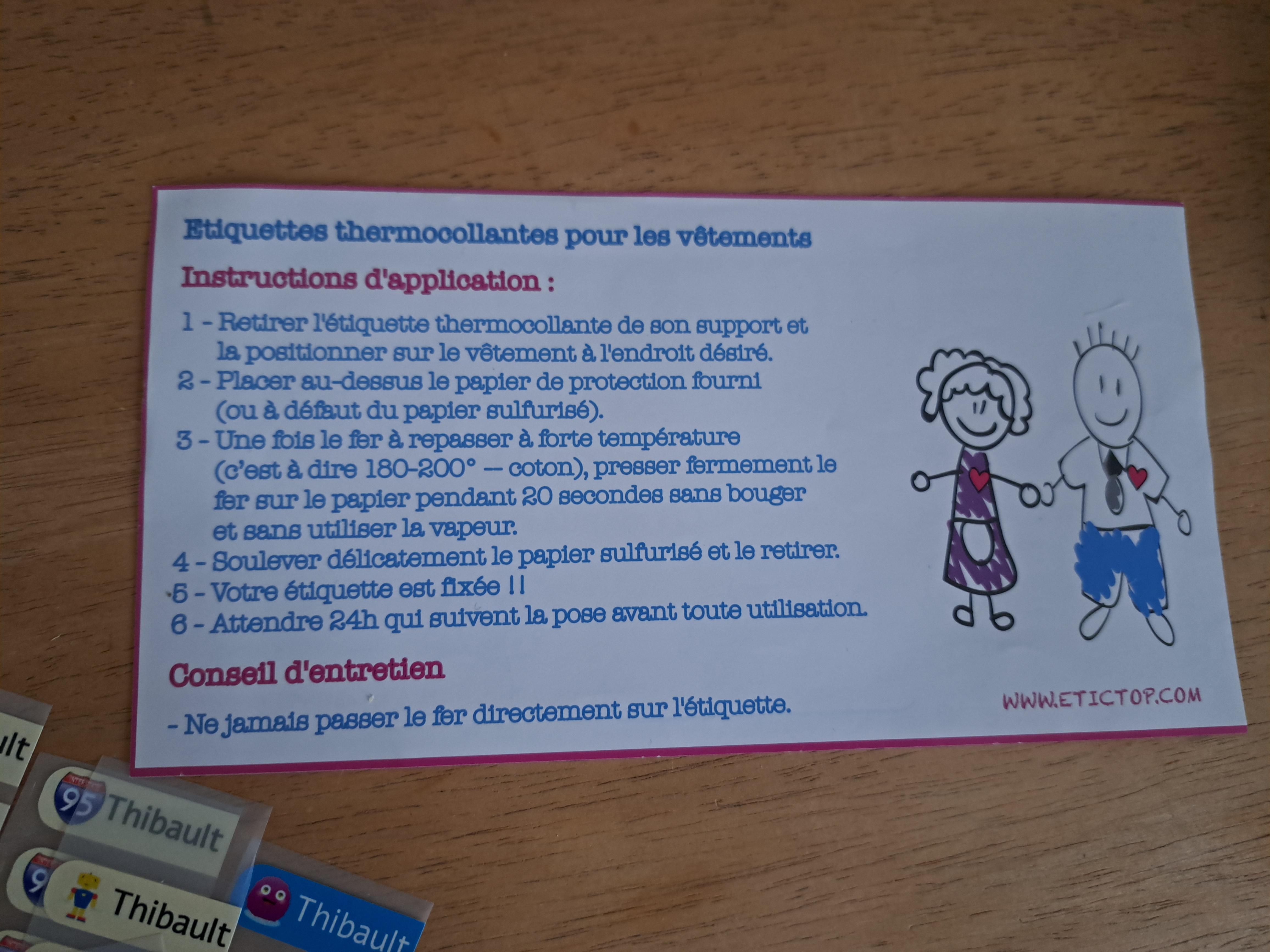 troc de troc Étiquettes thermocollantes image 2