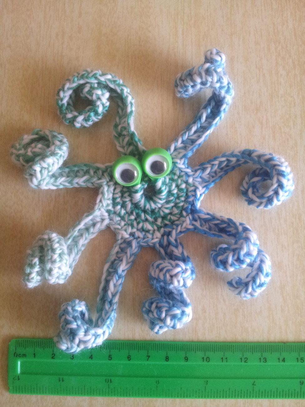 troc de troc petite pieuvre au crochet faite main #6 image 2