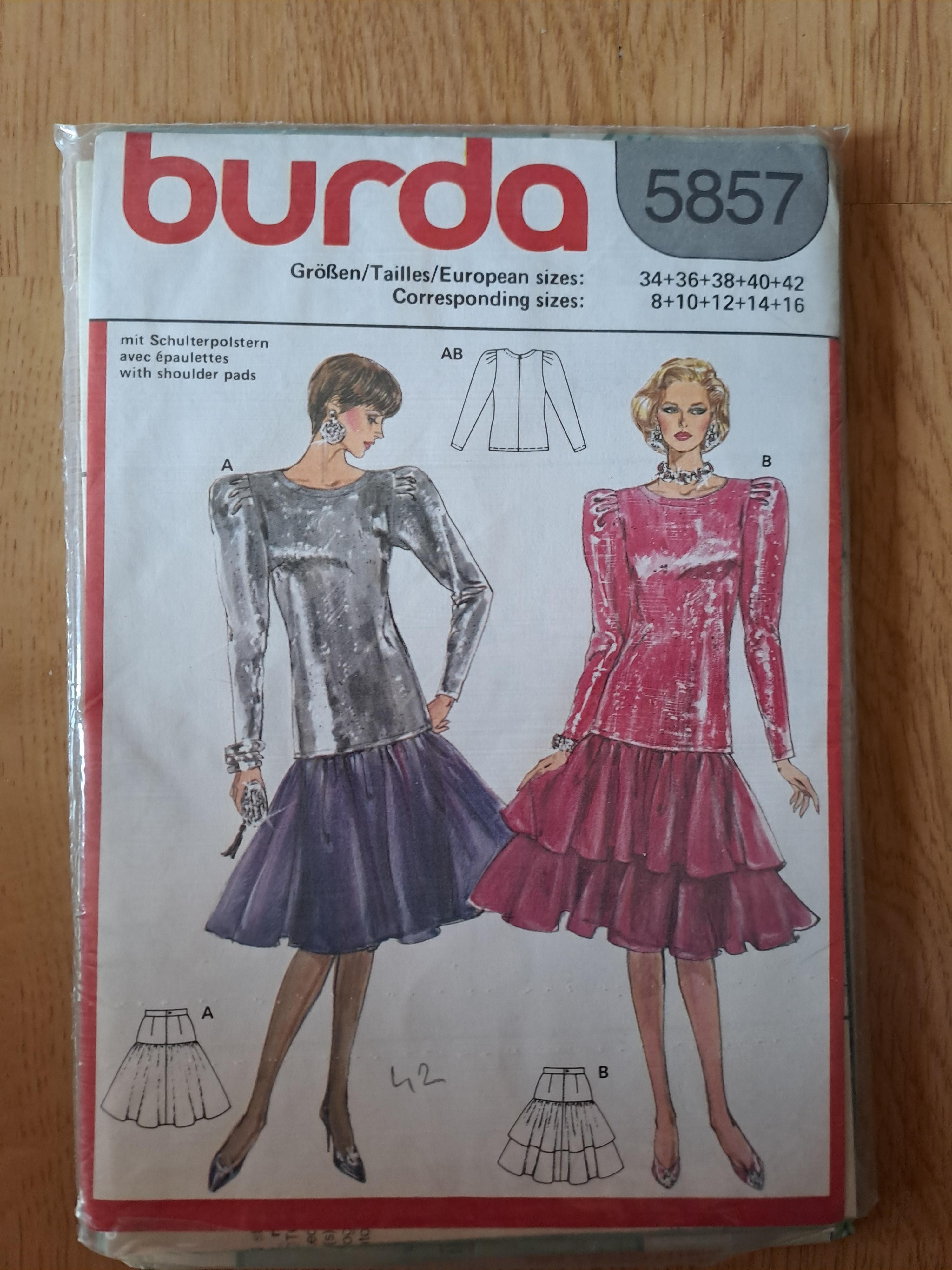 troc de troc patron couture burda jupes et tunique image 0