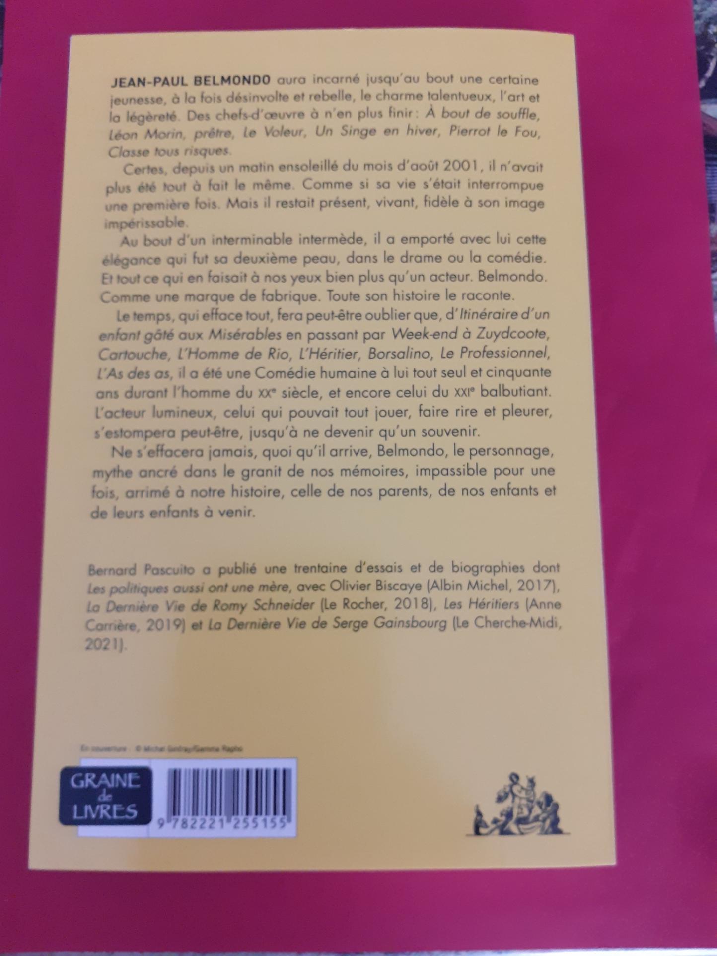 troc de troc livre biographie belmondo / entre deux vies image 1