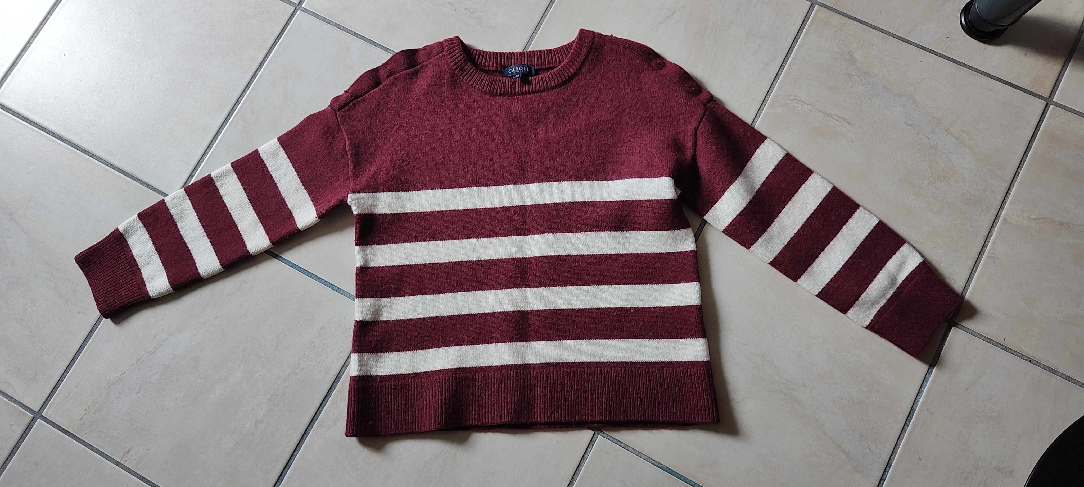 troc de troc pull taille 40 marque caroll image 0