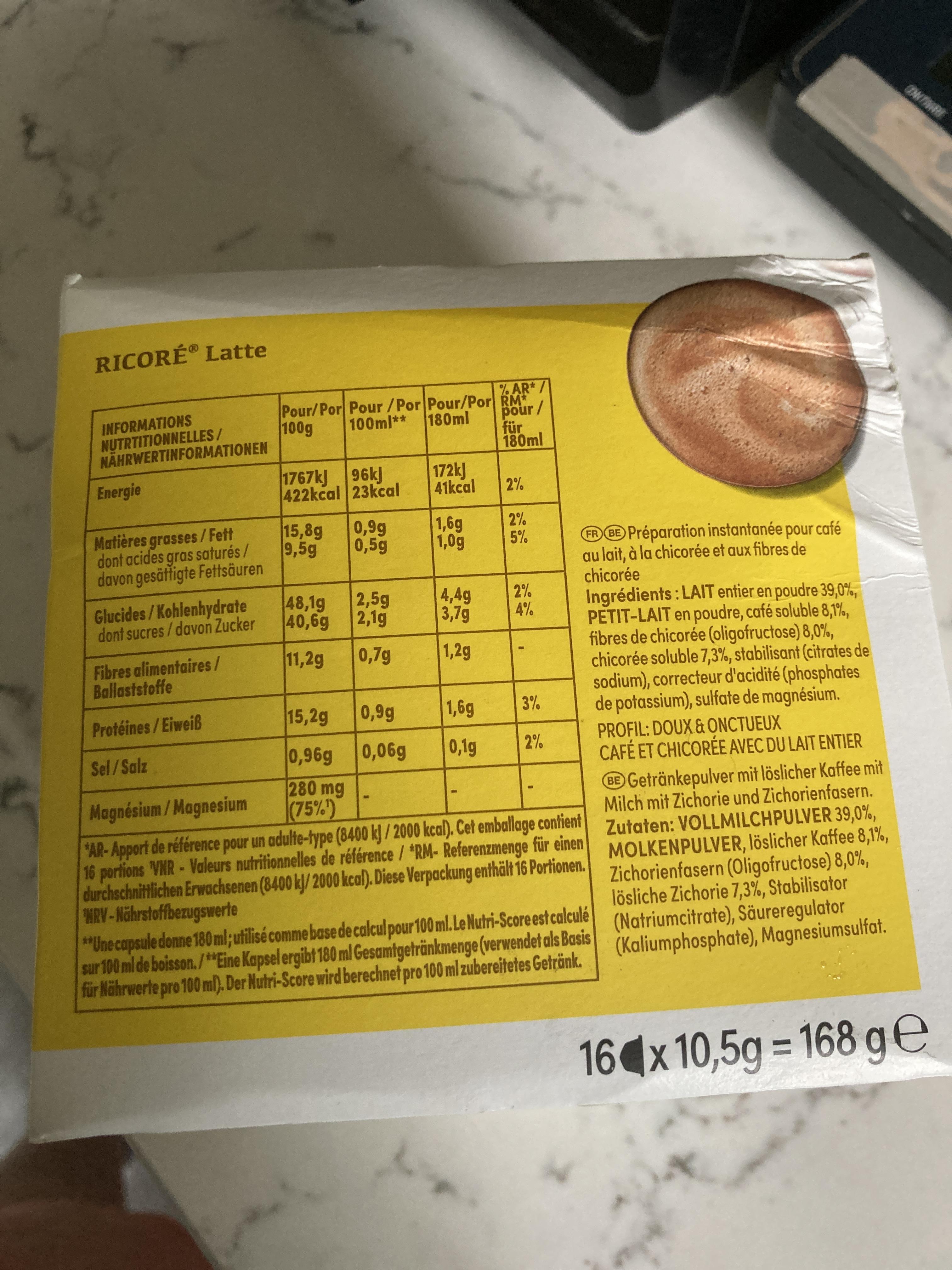 troc de troc paquet neuf dosettes dolce gusto ricoré latte image 1