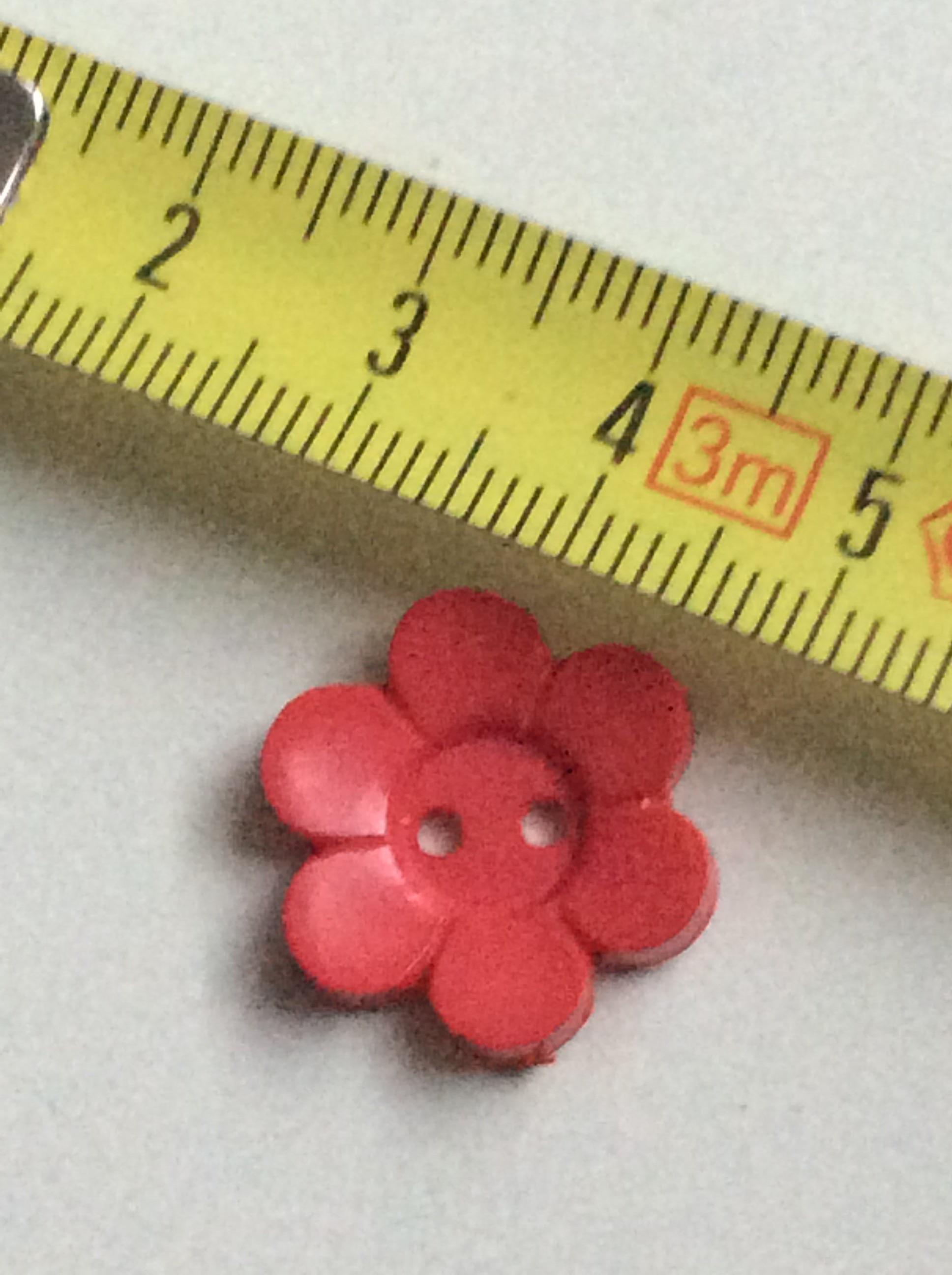 troc de troc réserve franquat bouton fleur rouge 2 cm image 0