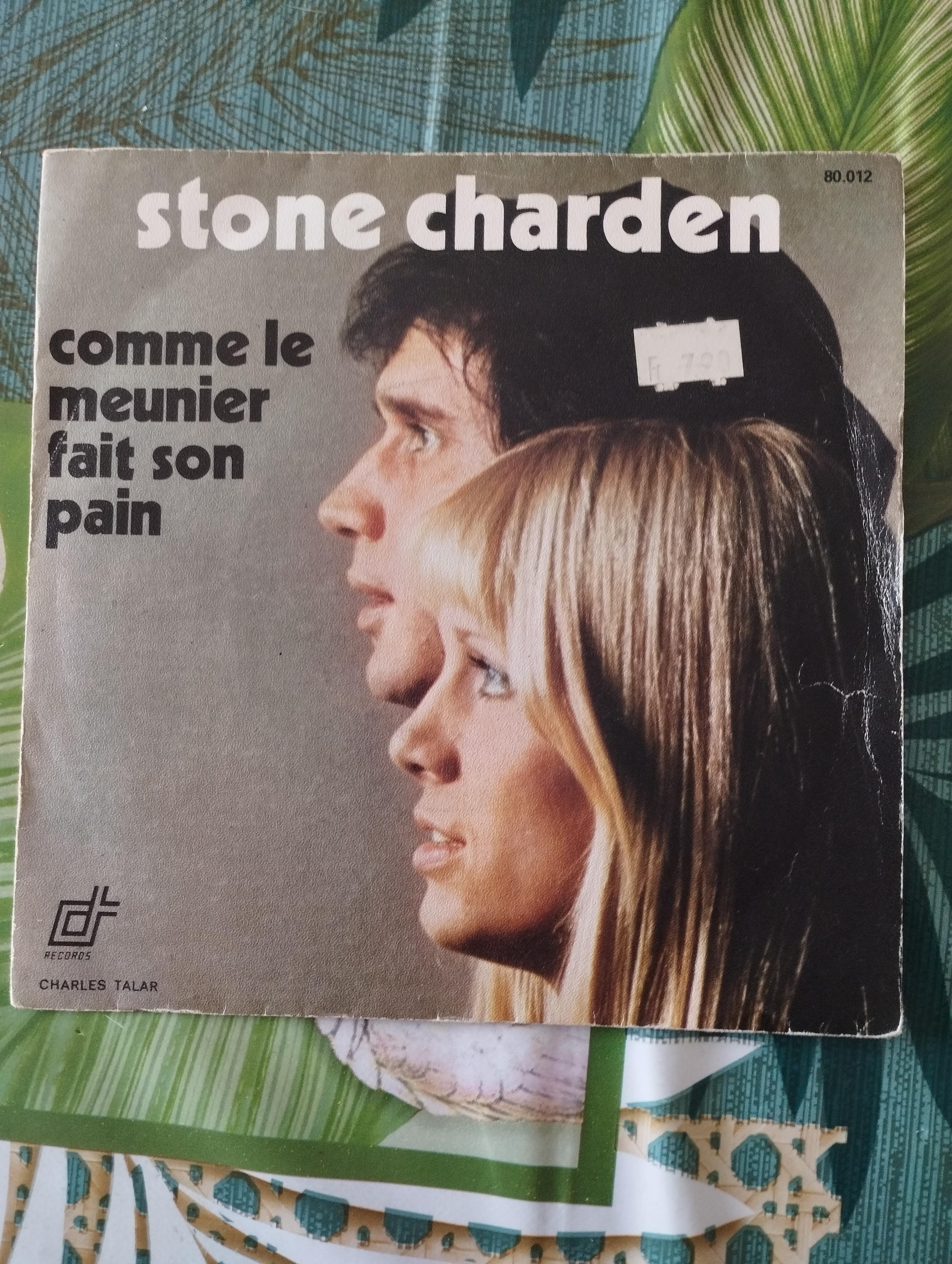 troc de troc disque vinyle 45t stone et charden image 0