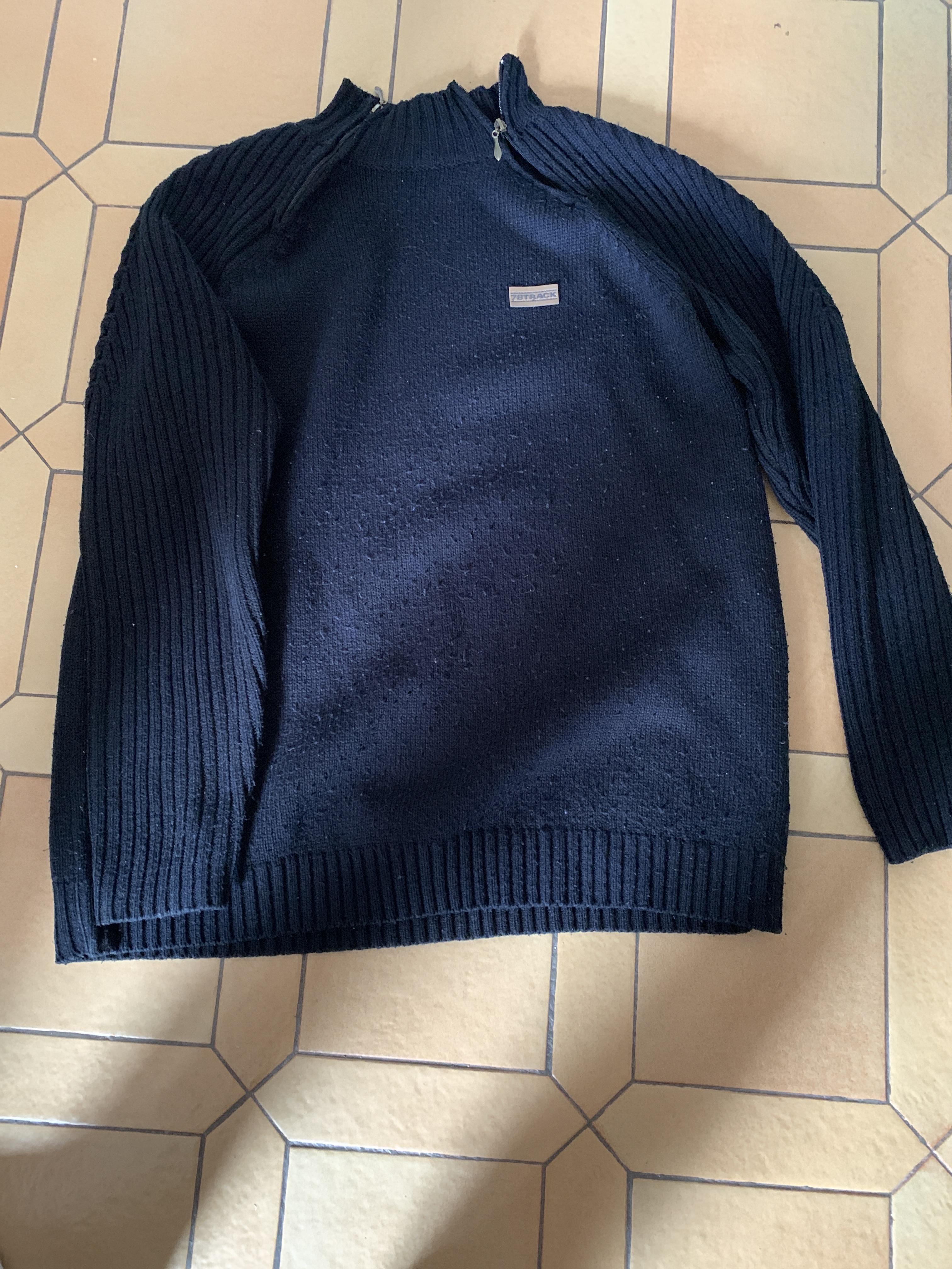 troc de troc pull hiver pour homme taille xl bleu marine image 0