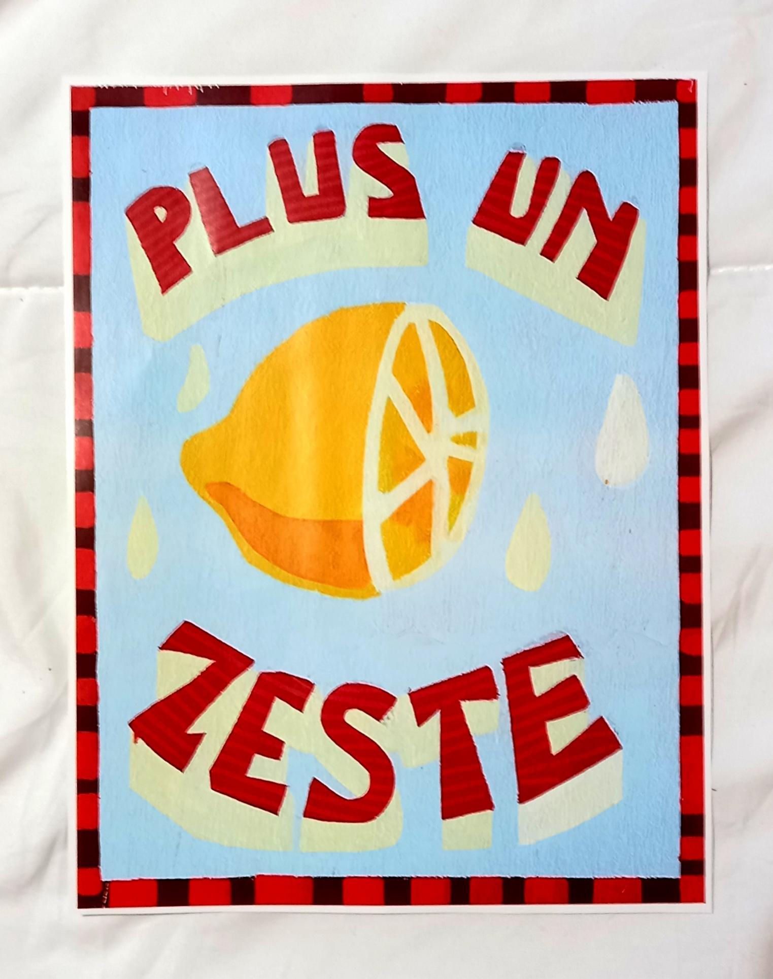 troc de troc affiche "plus un zeste". image 0
