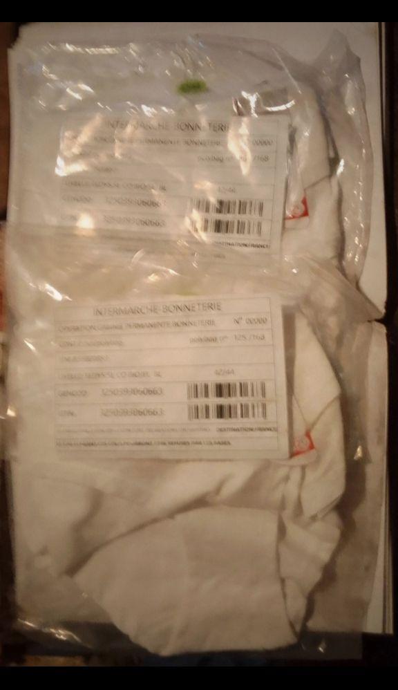 troc de troc lot de 4 culottes blanches neuves en coton taille 42/44 image 0