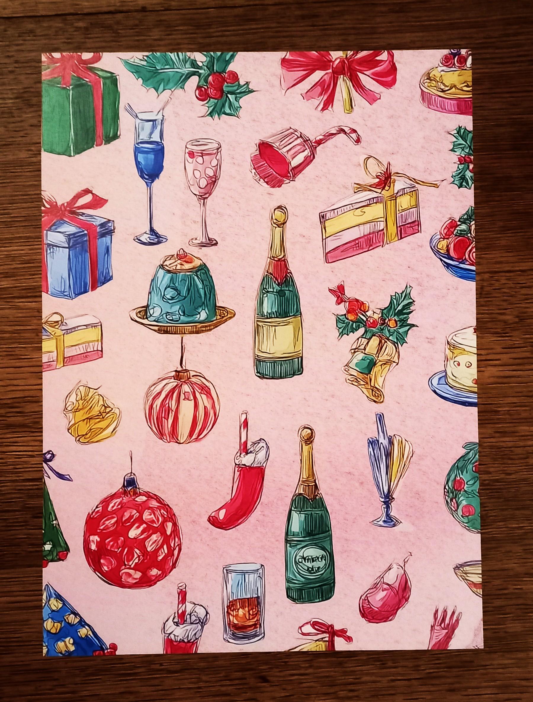 troc de troc papier créatif recto/verso. image 1