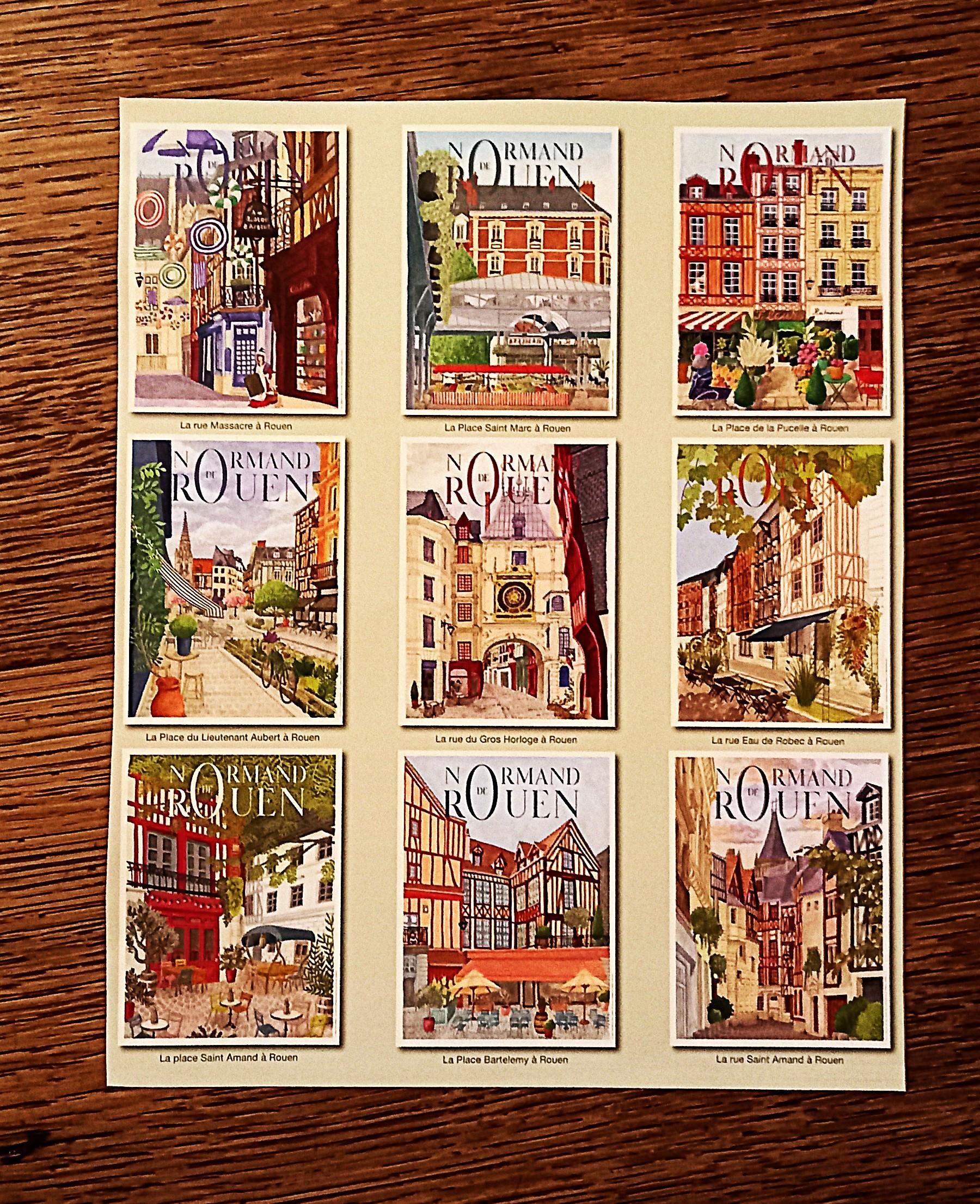 troc de troc affichette 2 "normand de rouen". image 0