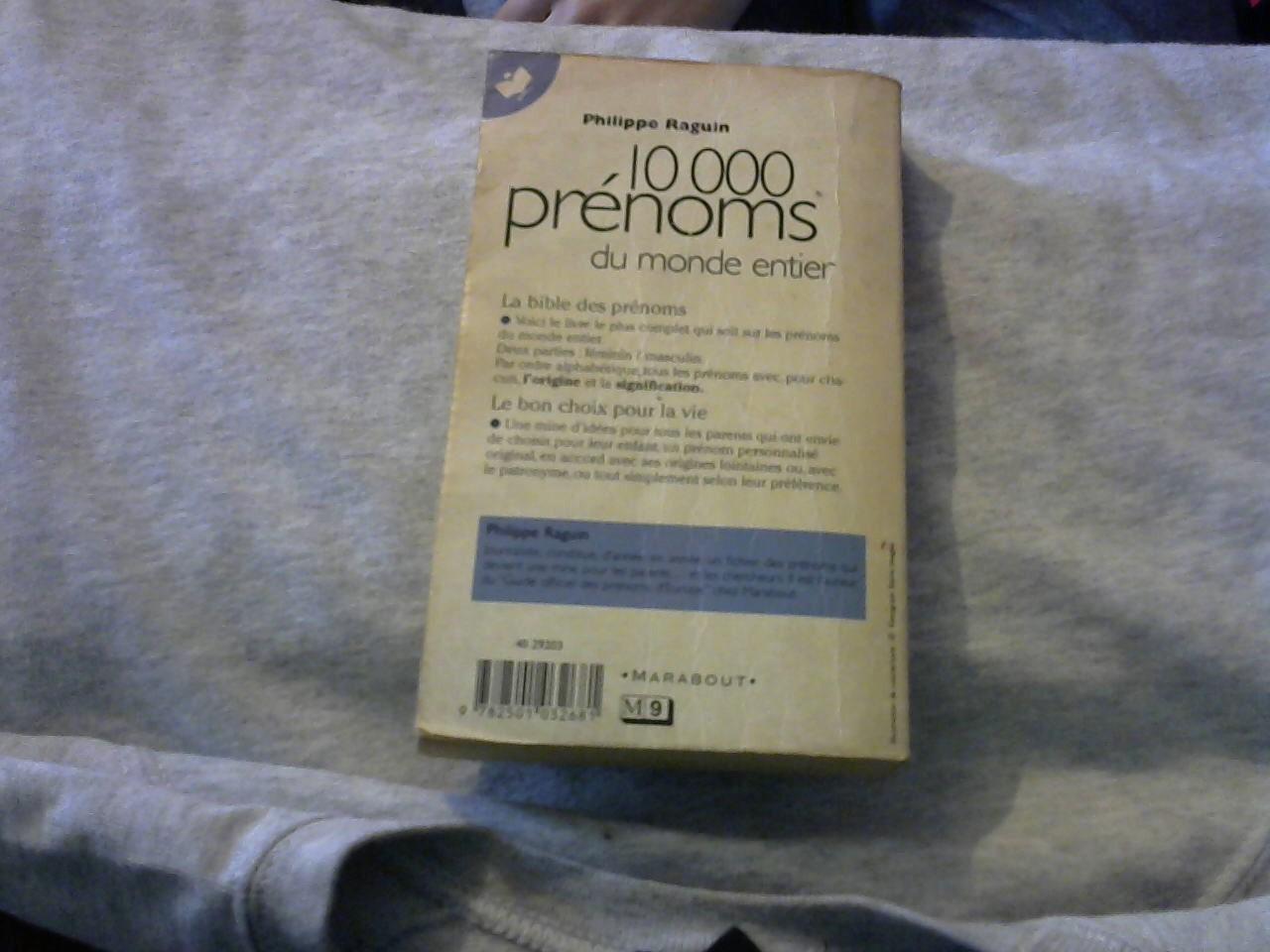 troc de troc livre 10 000 prénoms du monde entier×_× reserve ×_× image 1