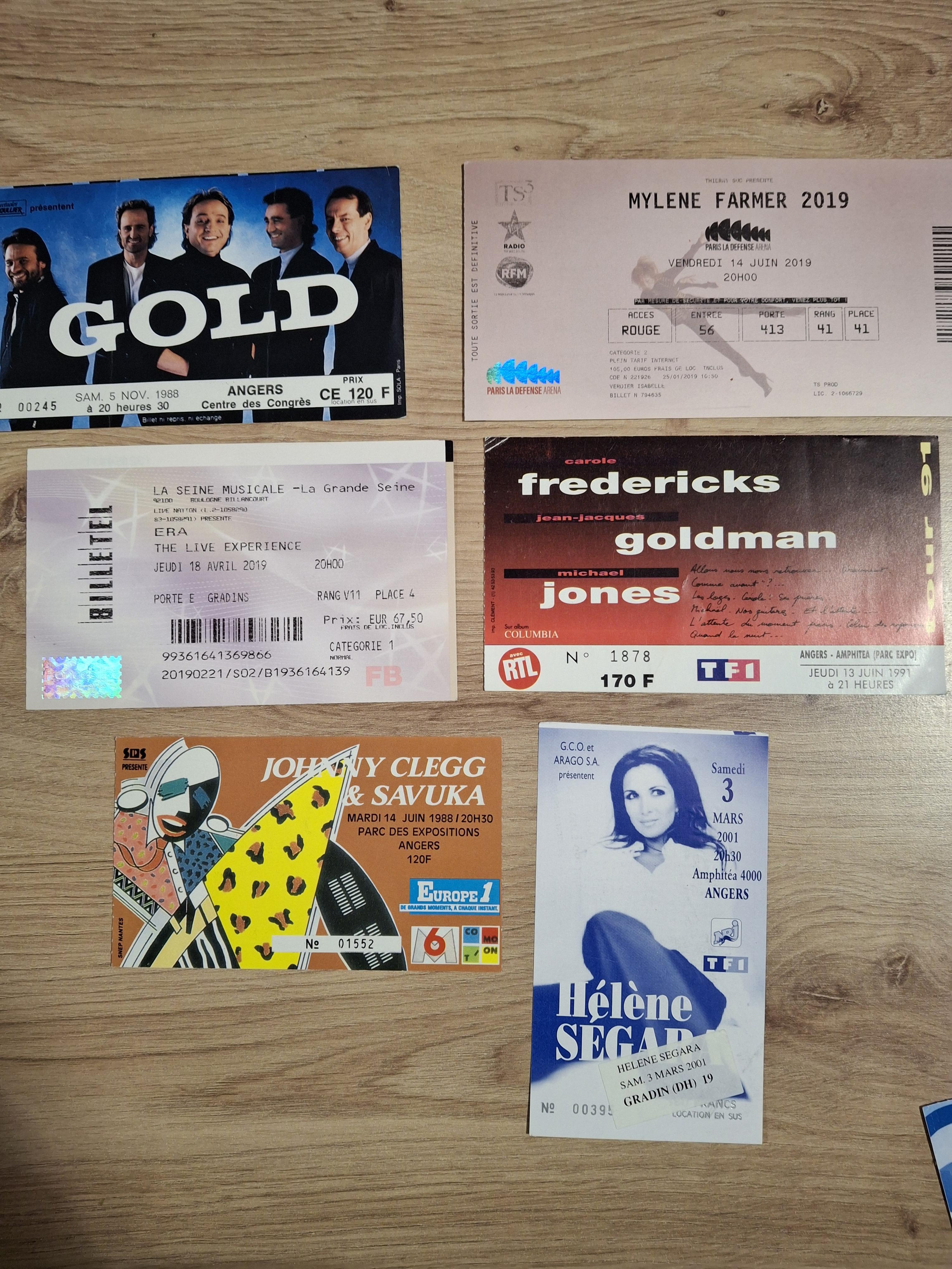 troc de troc billet / ticket de spectacles ou concerts image 0