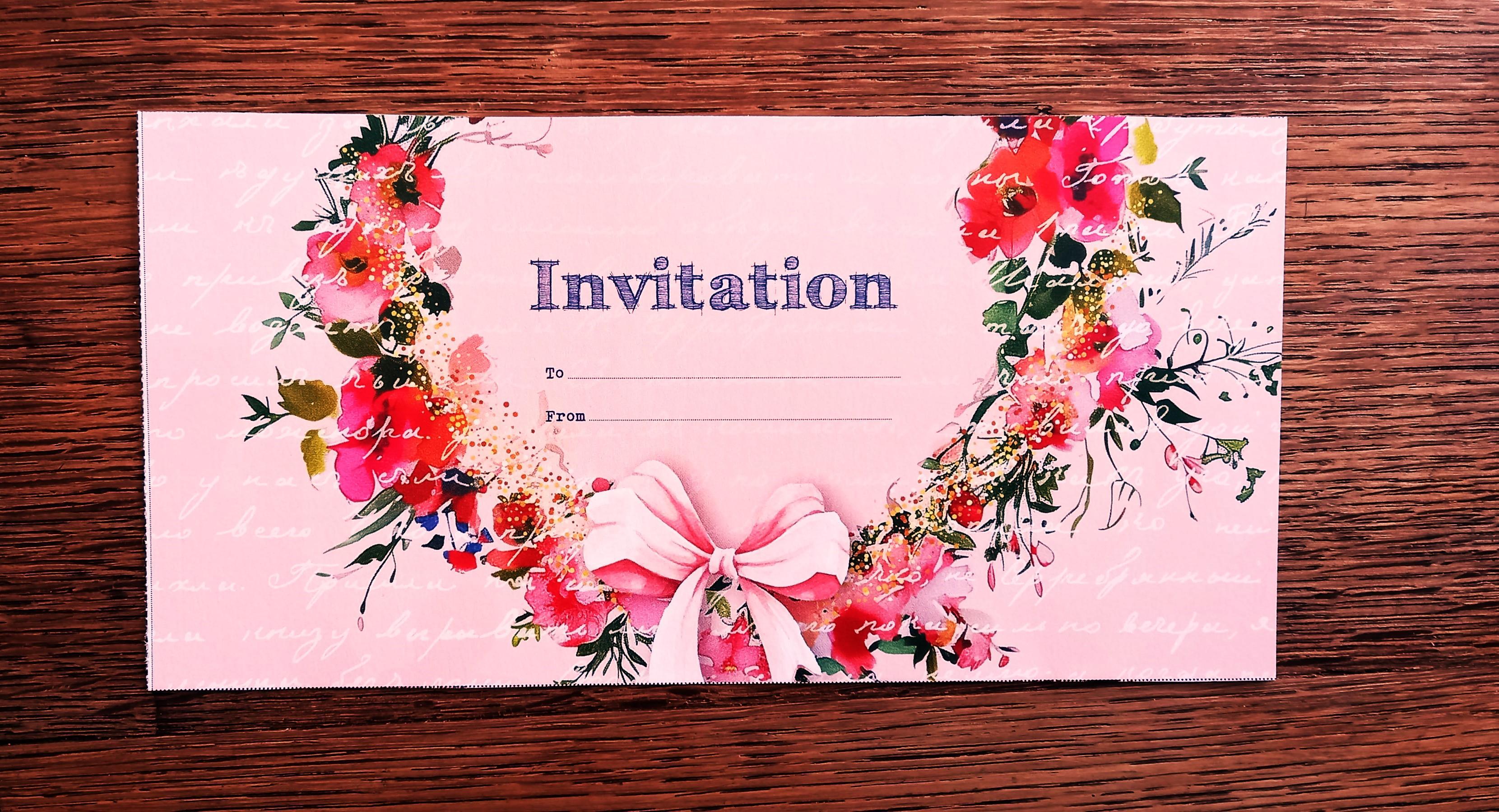 troc de troc carte postale d'invitation. image 0