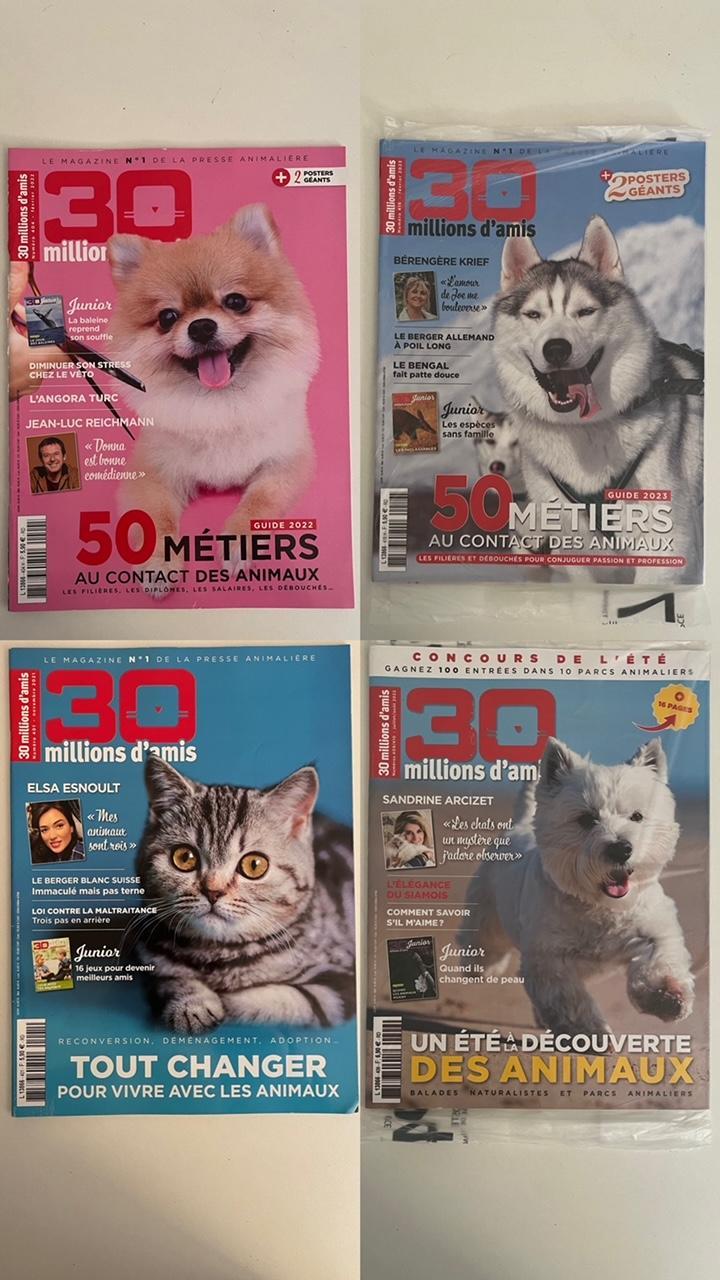 troc de troc 4 magazines animaliers 30 millions d'amis image 0