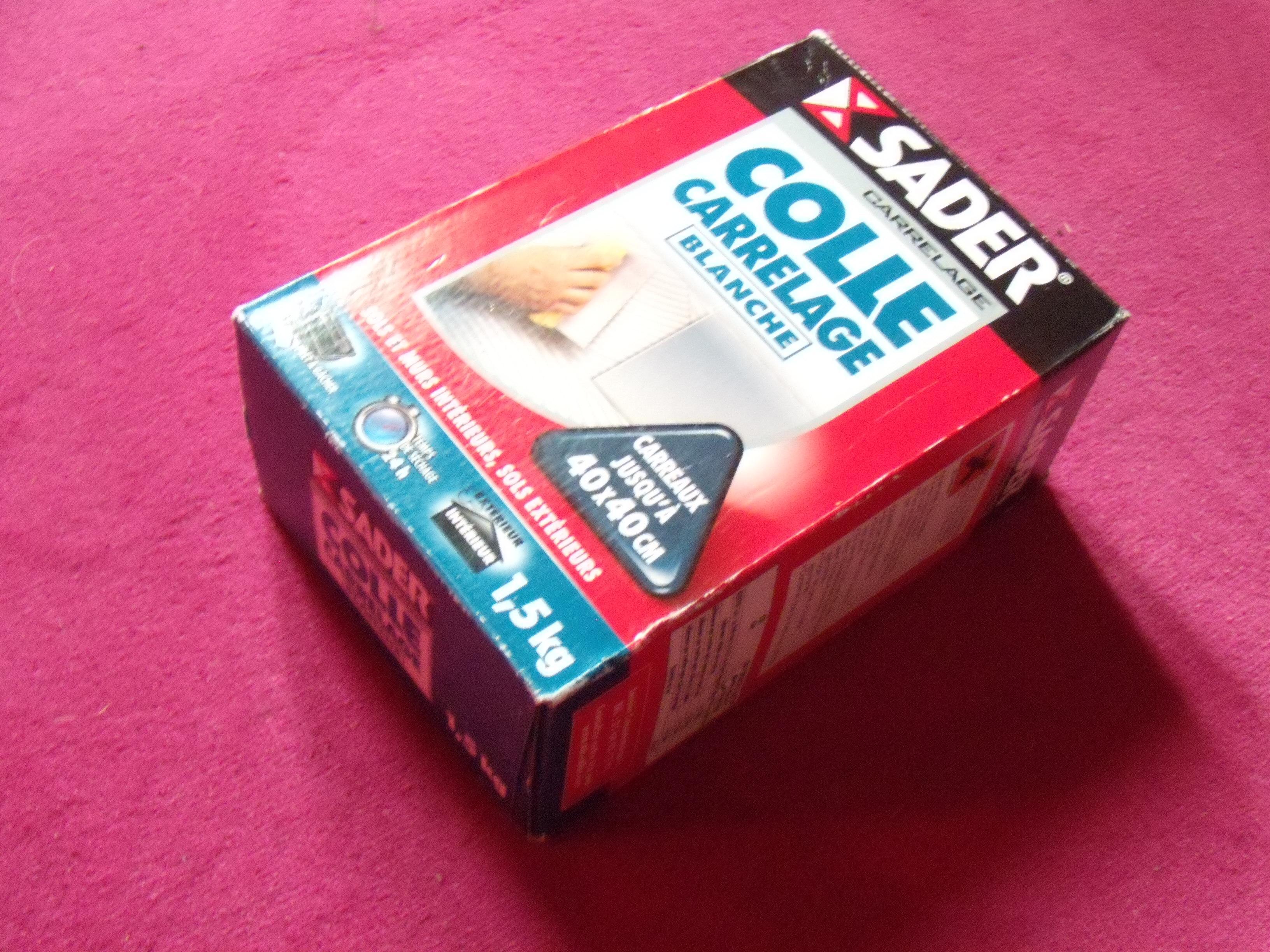 troc de troc colle pour carrelage blanche sader - 1.5 kg image 0