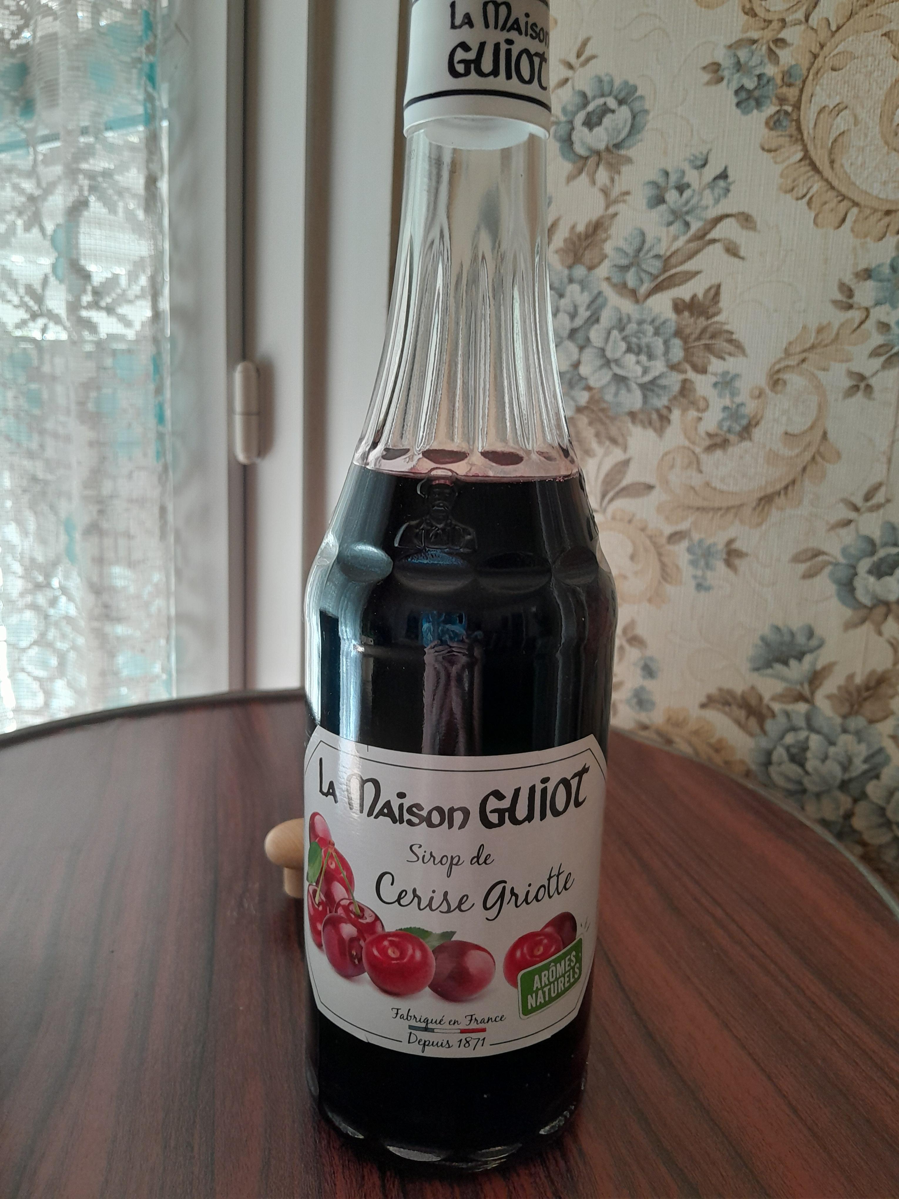 troc de troc sirop de cerise griotte bouteille en verre image 1