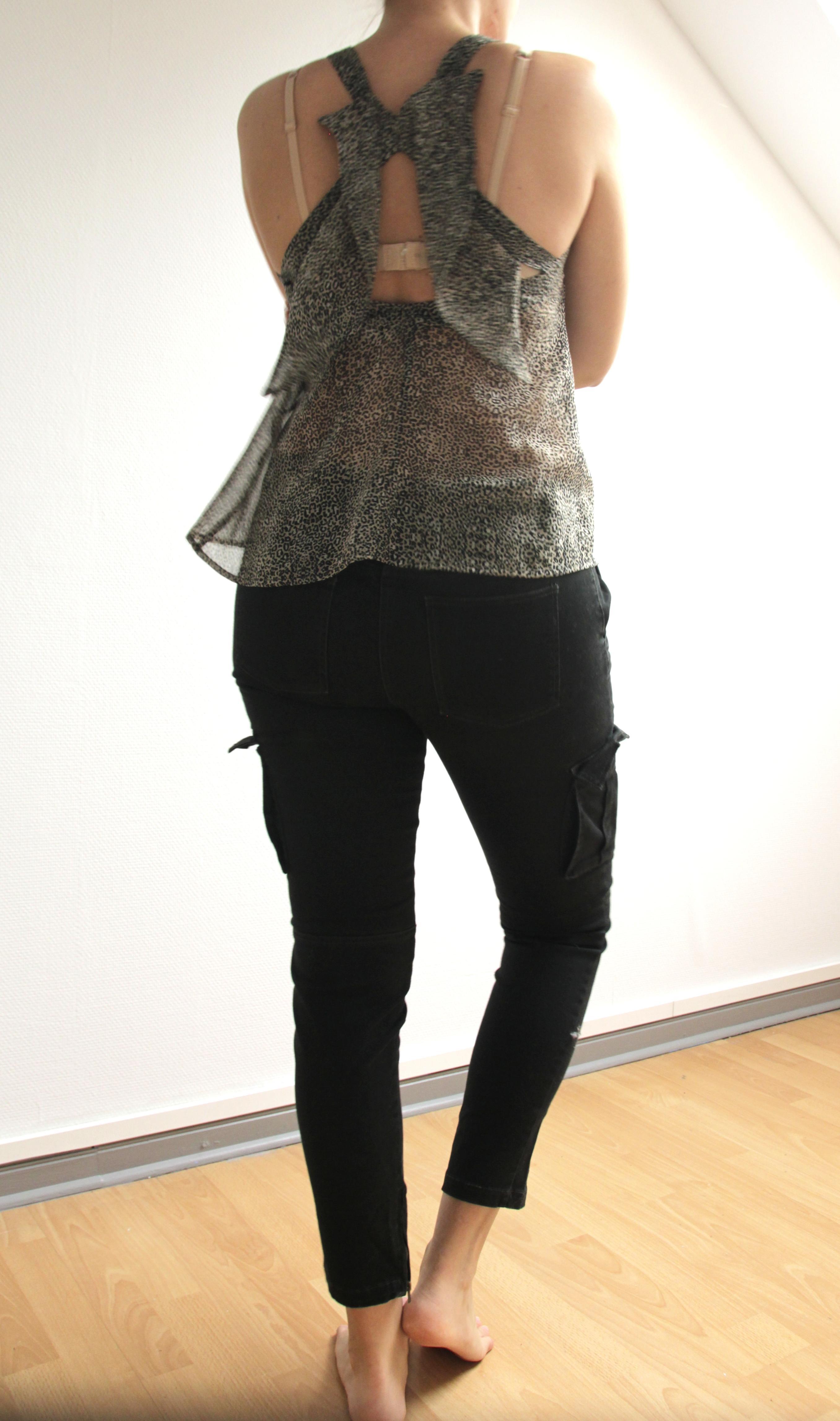 troc de troc don pantalon noir 7/8 marque monoprix taille 40 image 2
