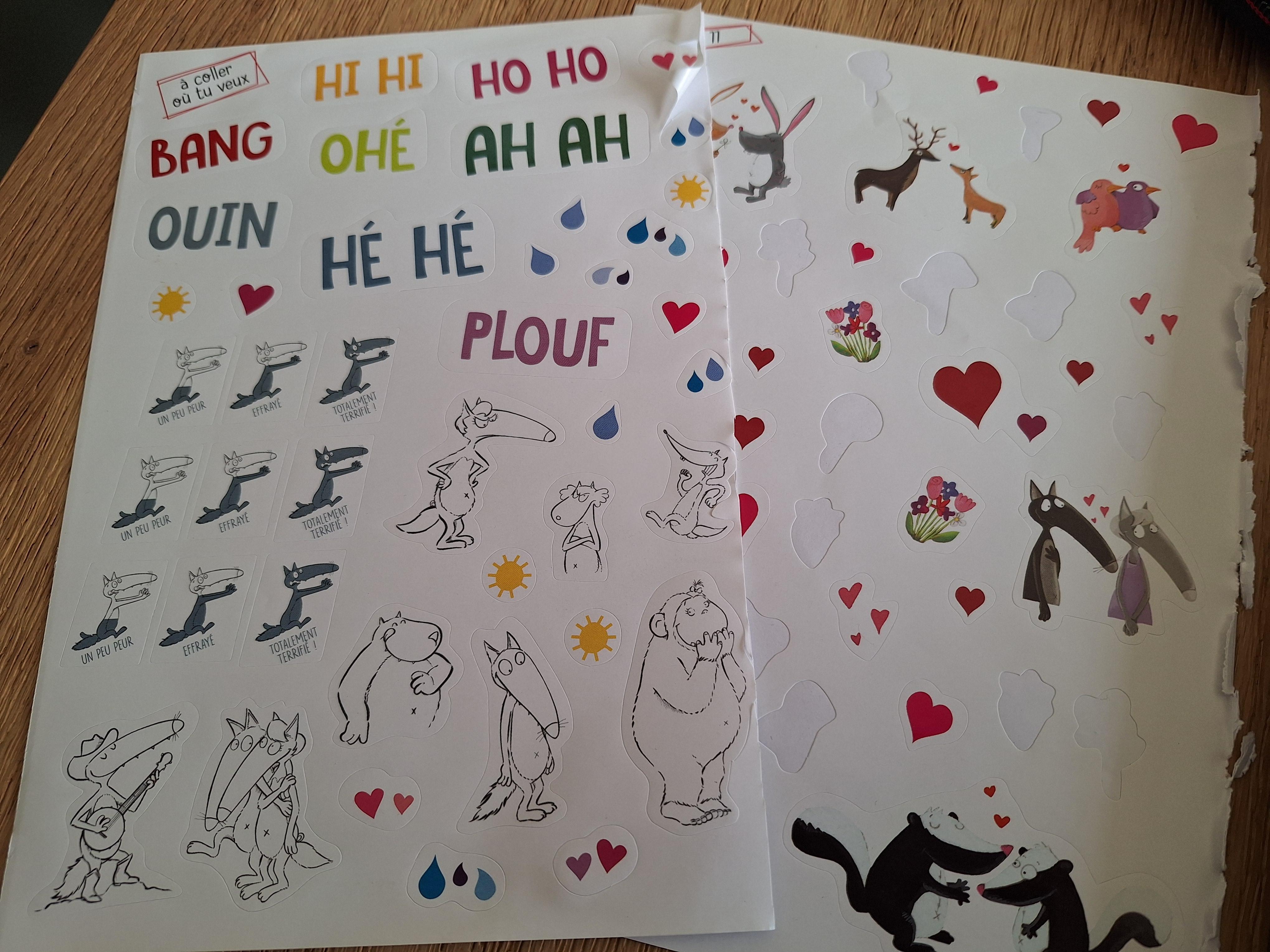 troc de troc autocollants loup image 0