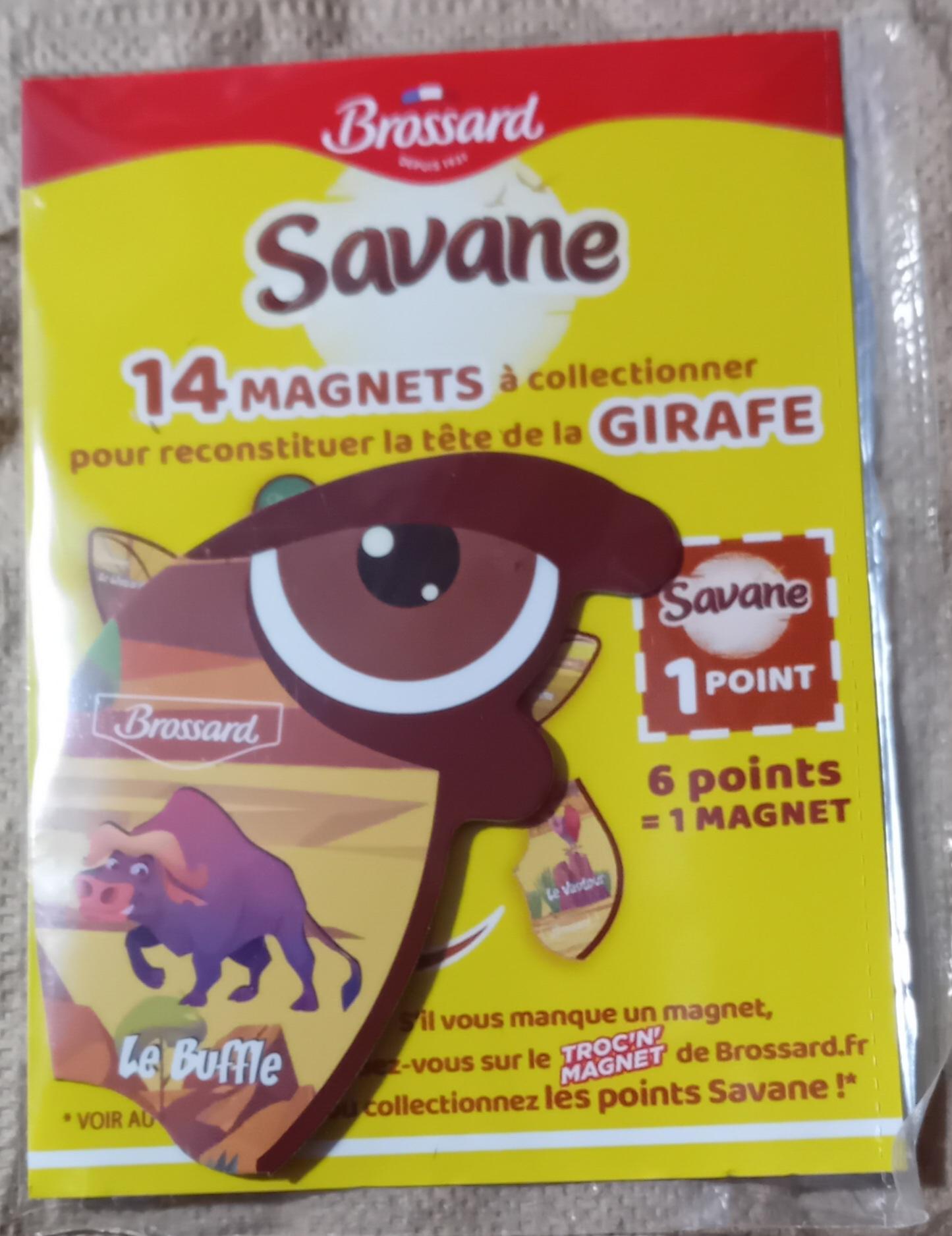 troc de troc magnet savane tête de girafe le buffle image 0