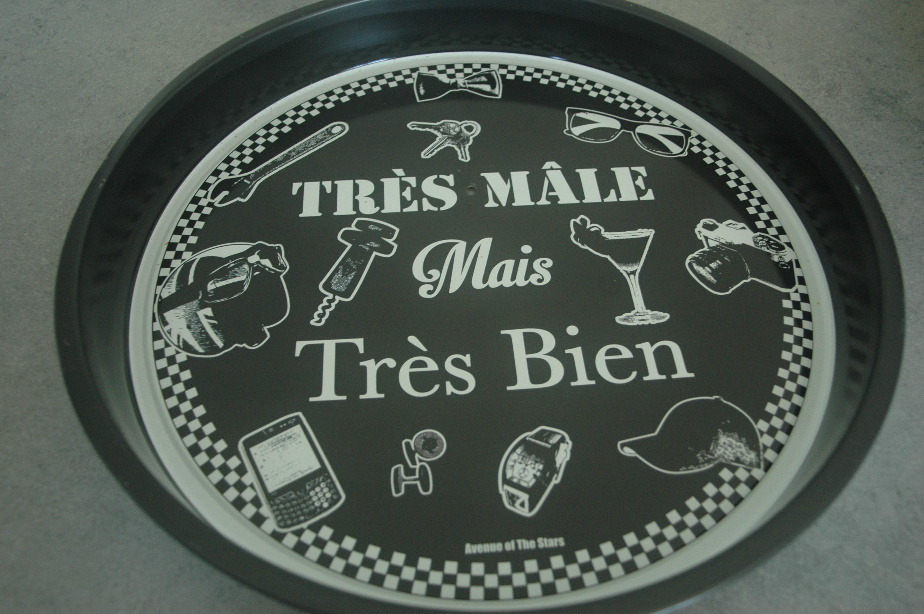 troc de troc plateau en fer fond noir + 1 blanc image 0