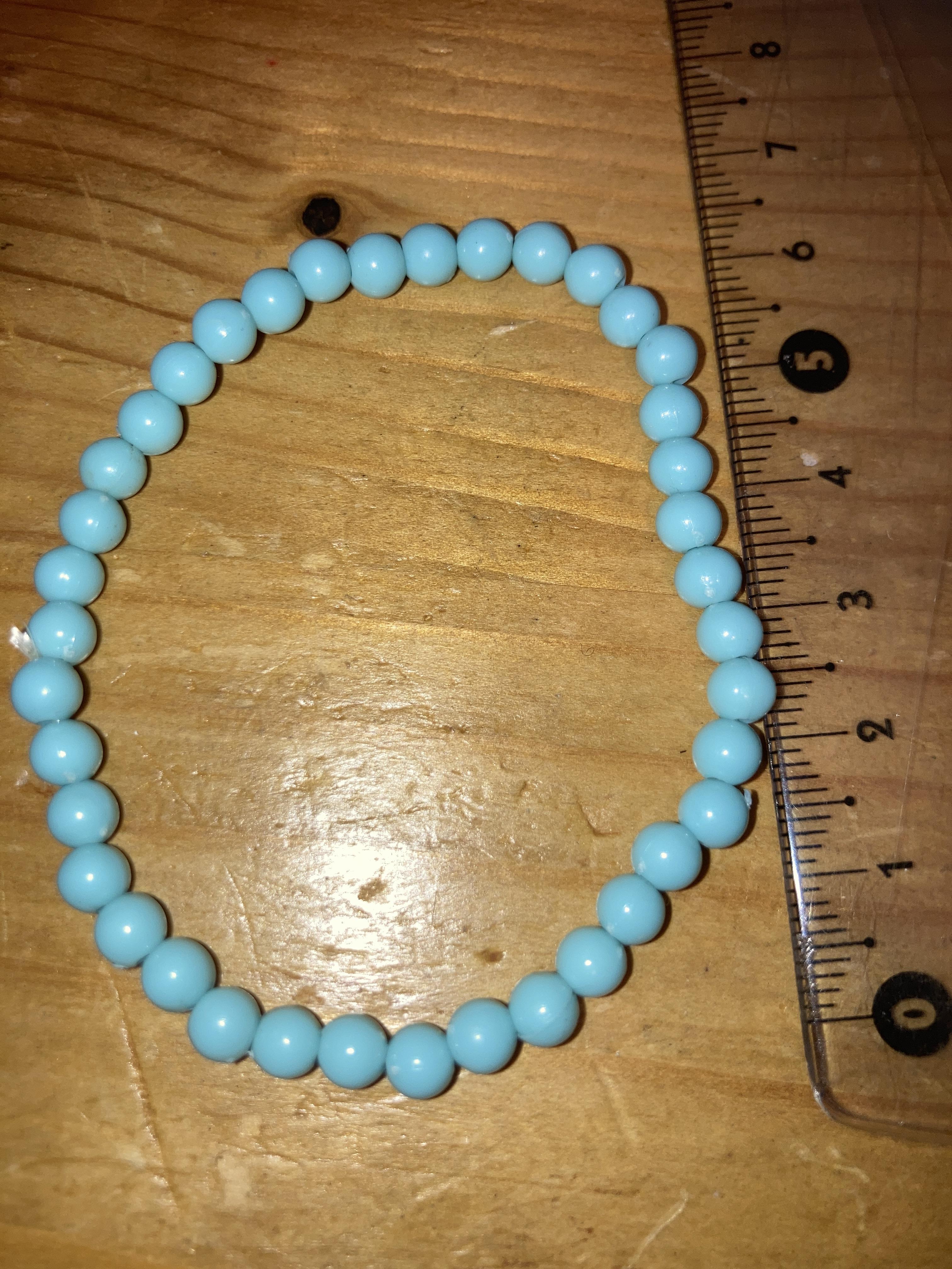 troc de troc bracelet perles turquoises image 0