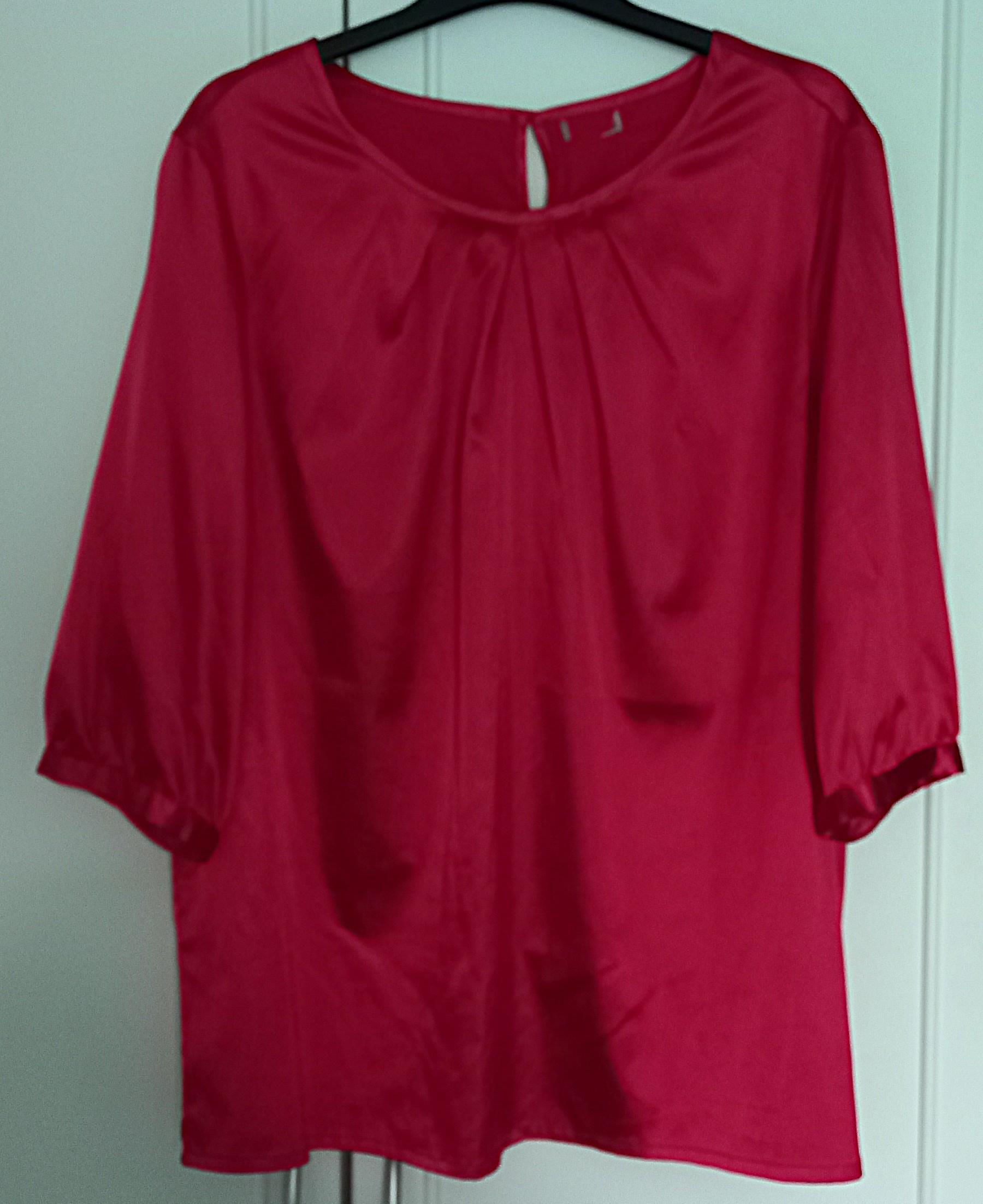 troc de troc blouse rouge/bordeaux. image 0