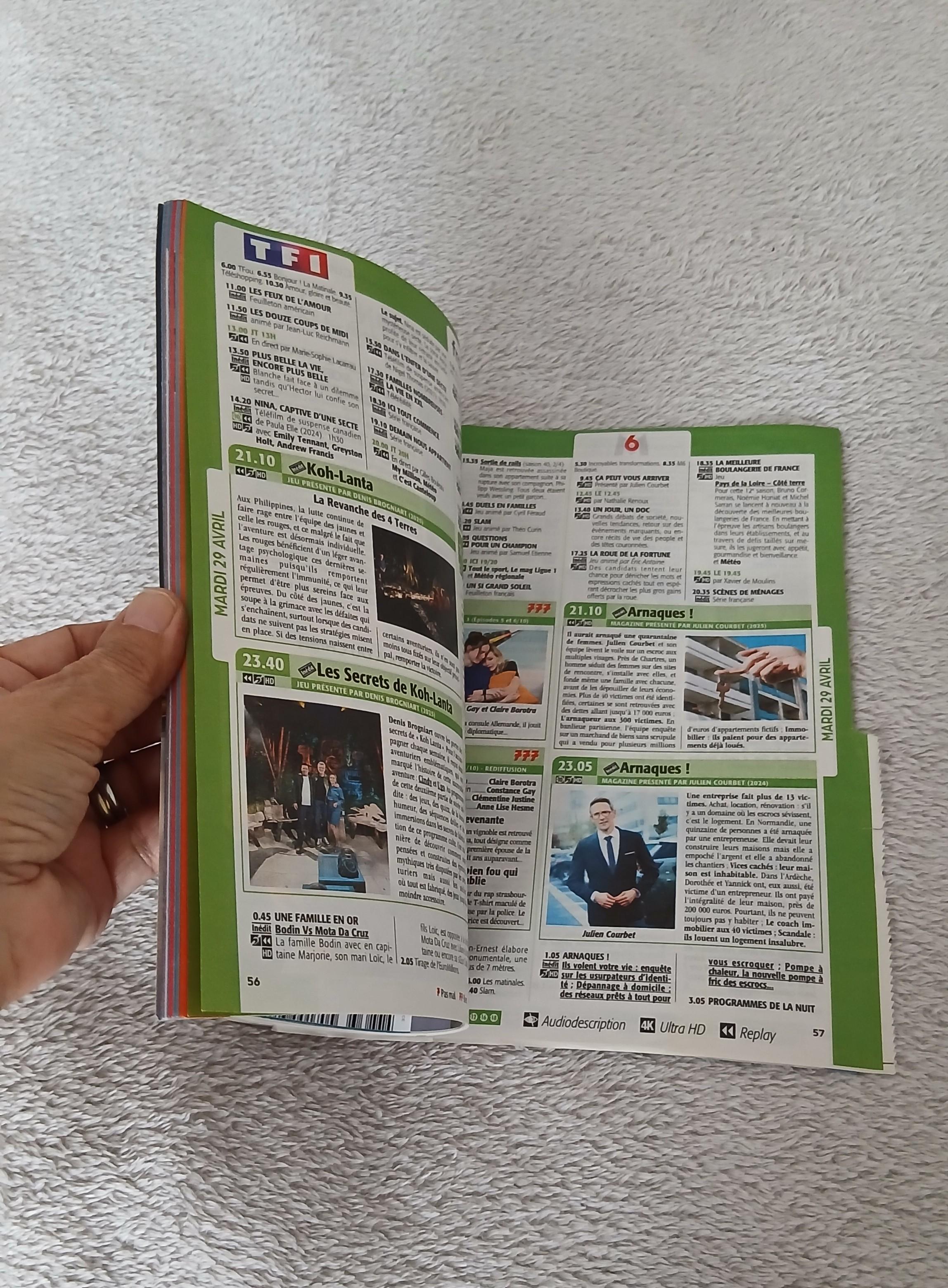 troc de troc livre tele 7 jours ( programme du 26 avril au 2 mai 2025 ) image 2