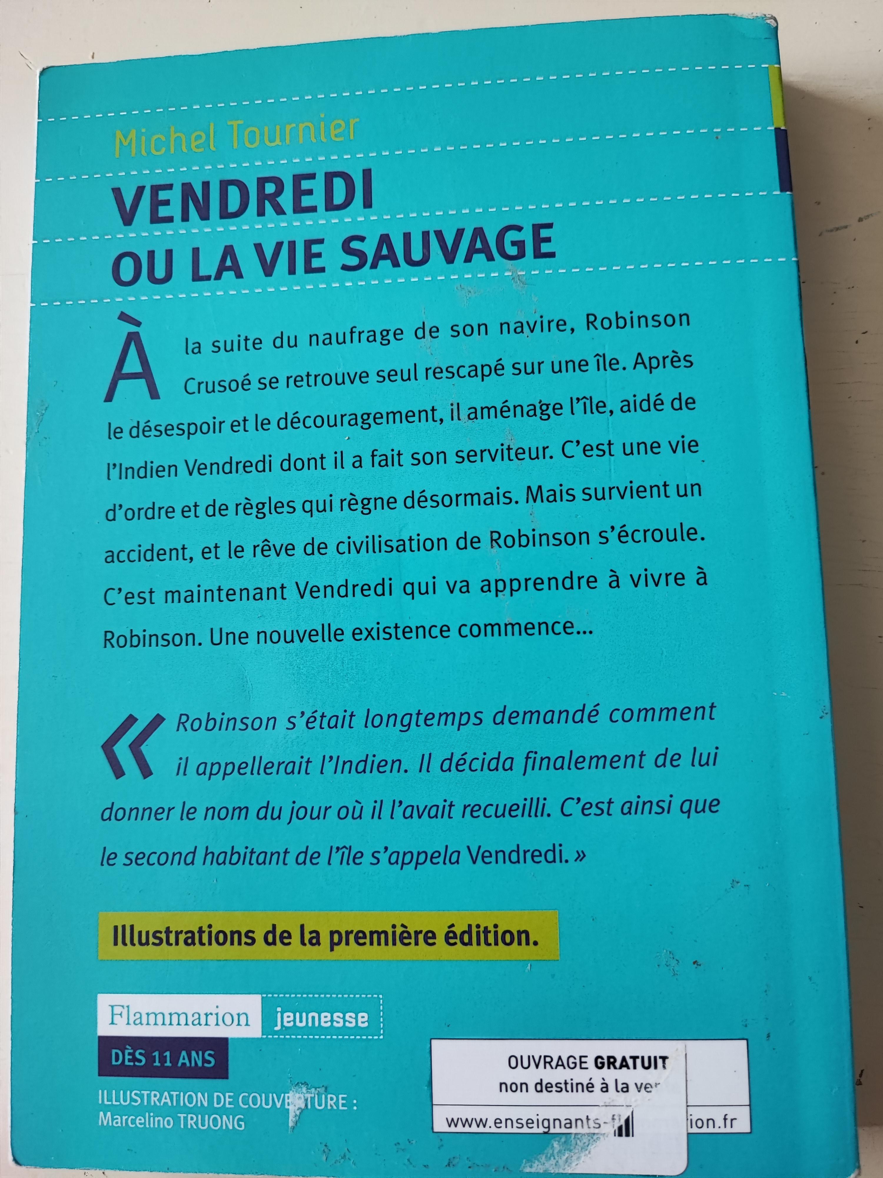 troc de troc livre vendredi où la vie sauvage image 1