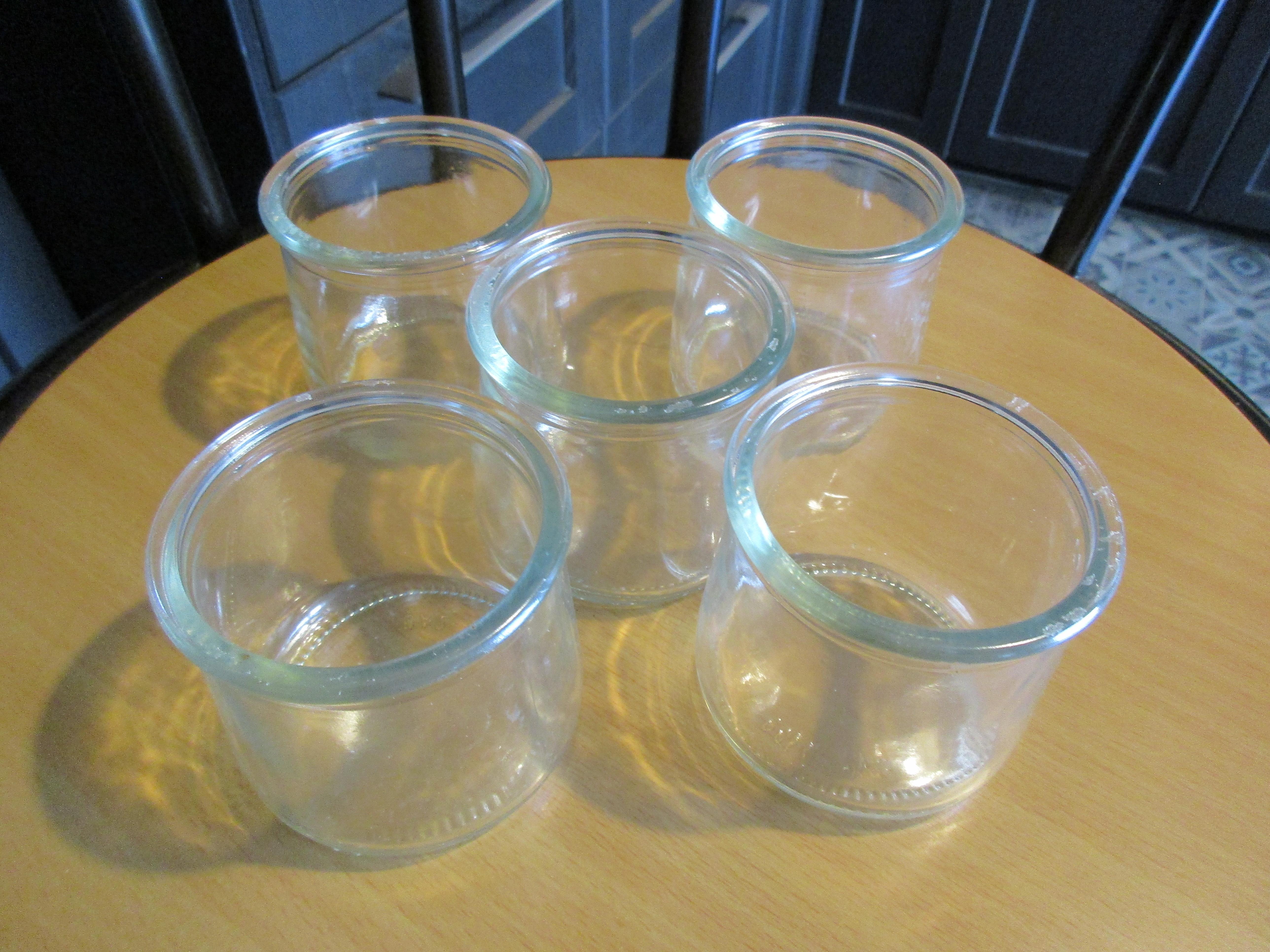 troc de troc 5 pots de yaourts en verre image 0