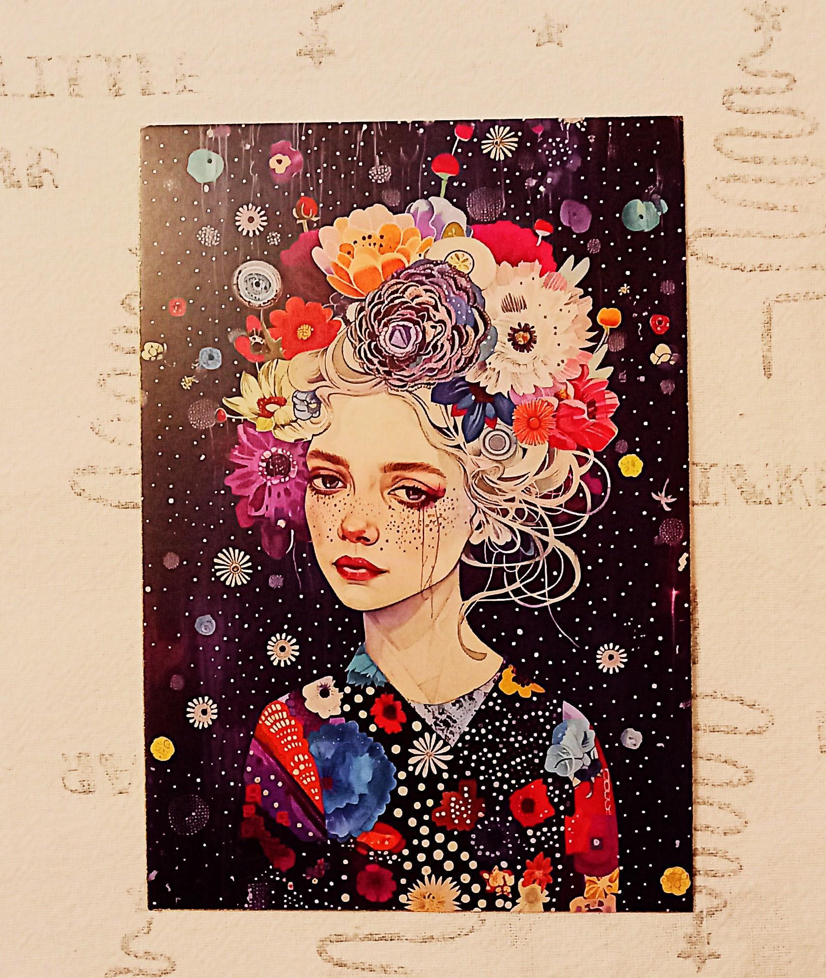 troc de troc carte de portrait féminin. image 0