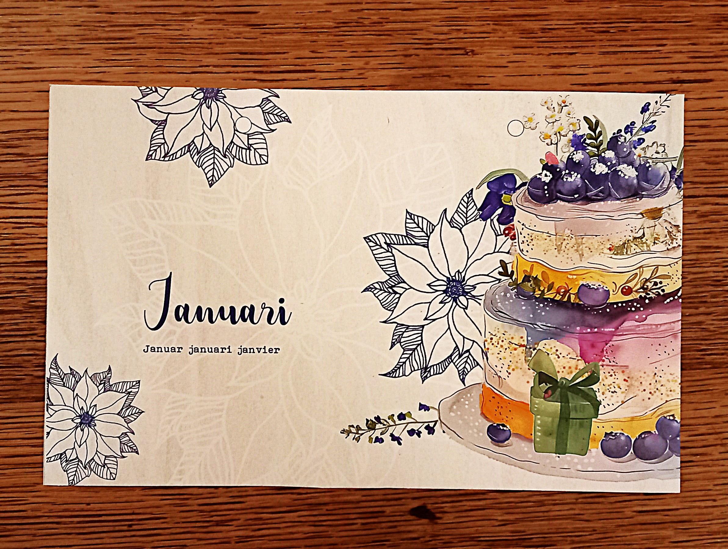 troc de troc carte "januari & february". image 0