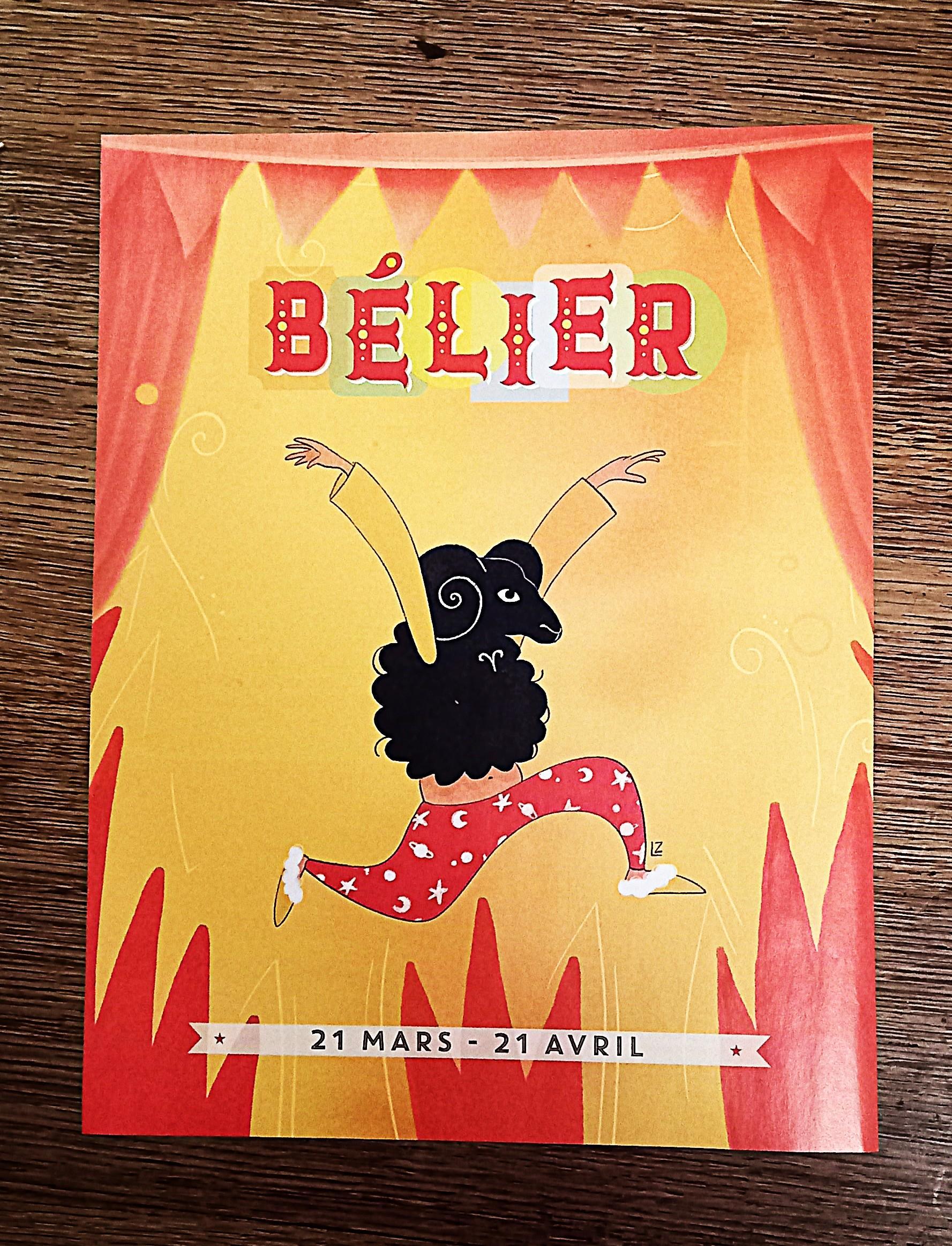 troc de troc affiche astro. "bélier". image 0