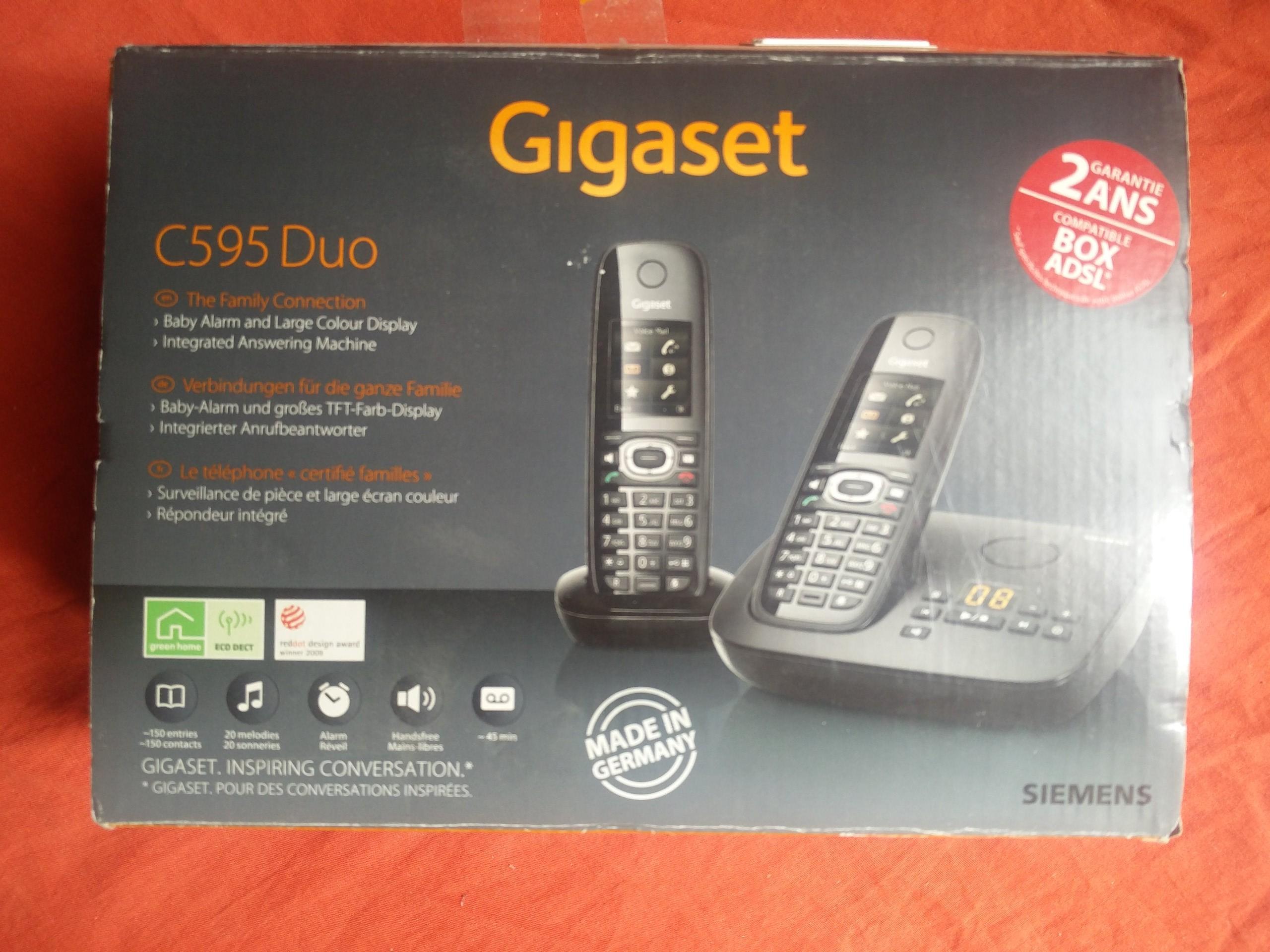 troc de troc gigaset duo, siemens, téléphones fixes image 1