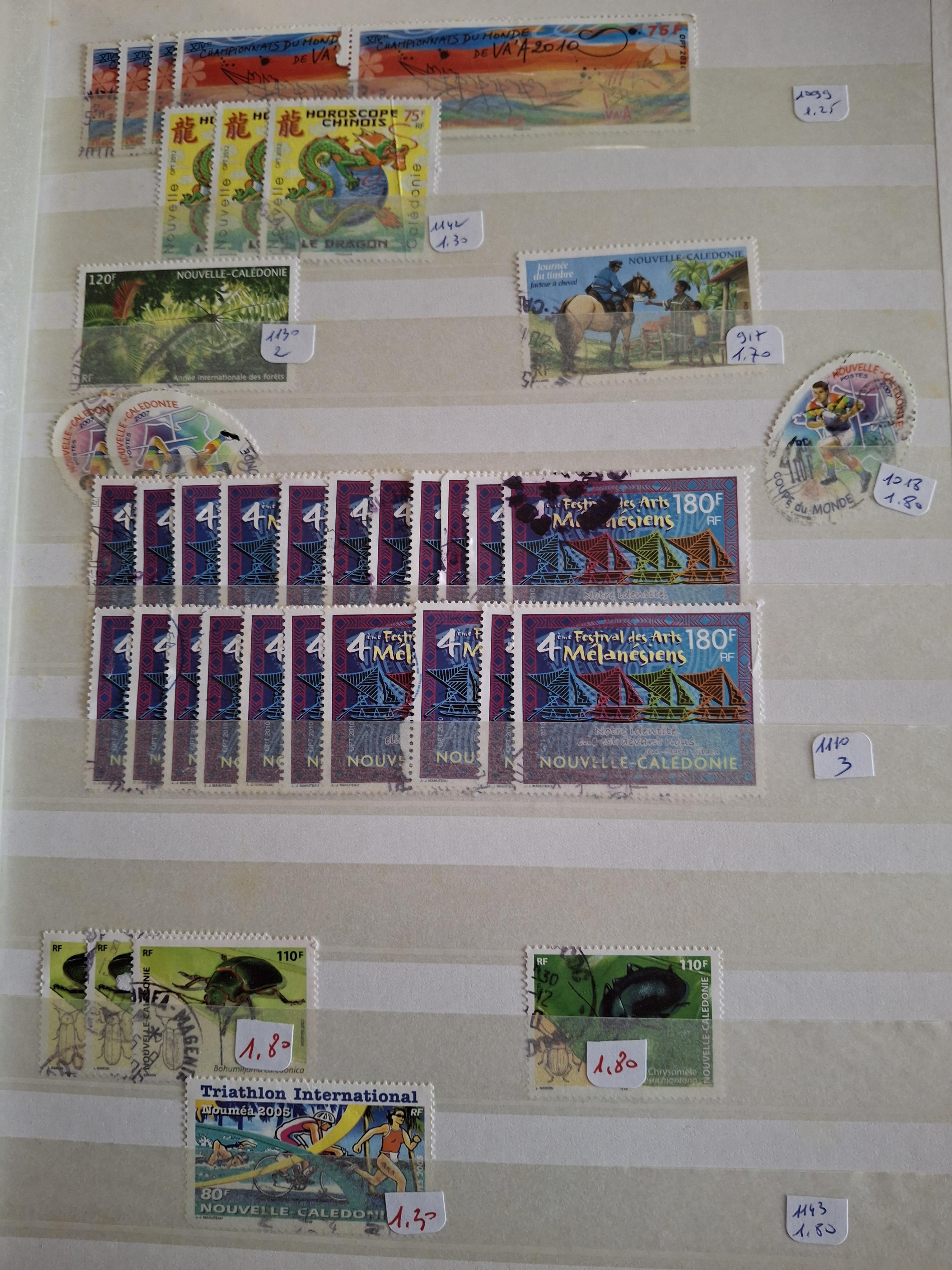 troc de troc echange timbres oblitérés de nouvelle-calédonie contre flyers uni image 0