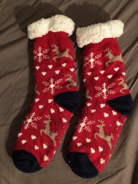 troc de troc chaussettes fourrées anti dérapantes image 0