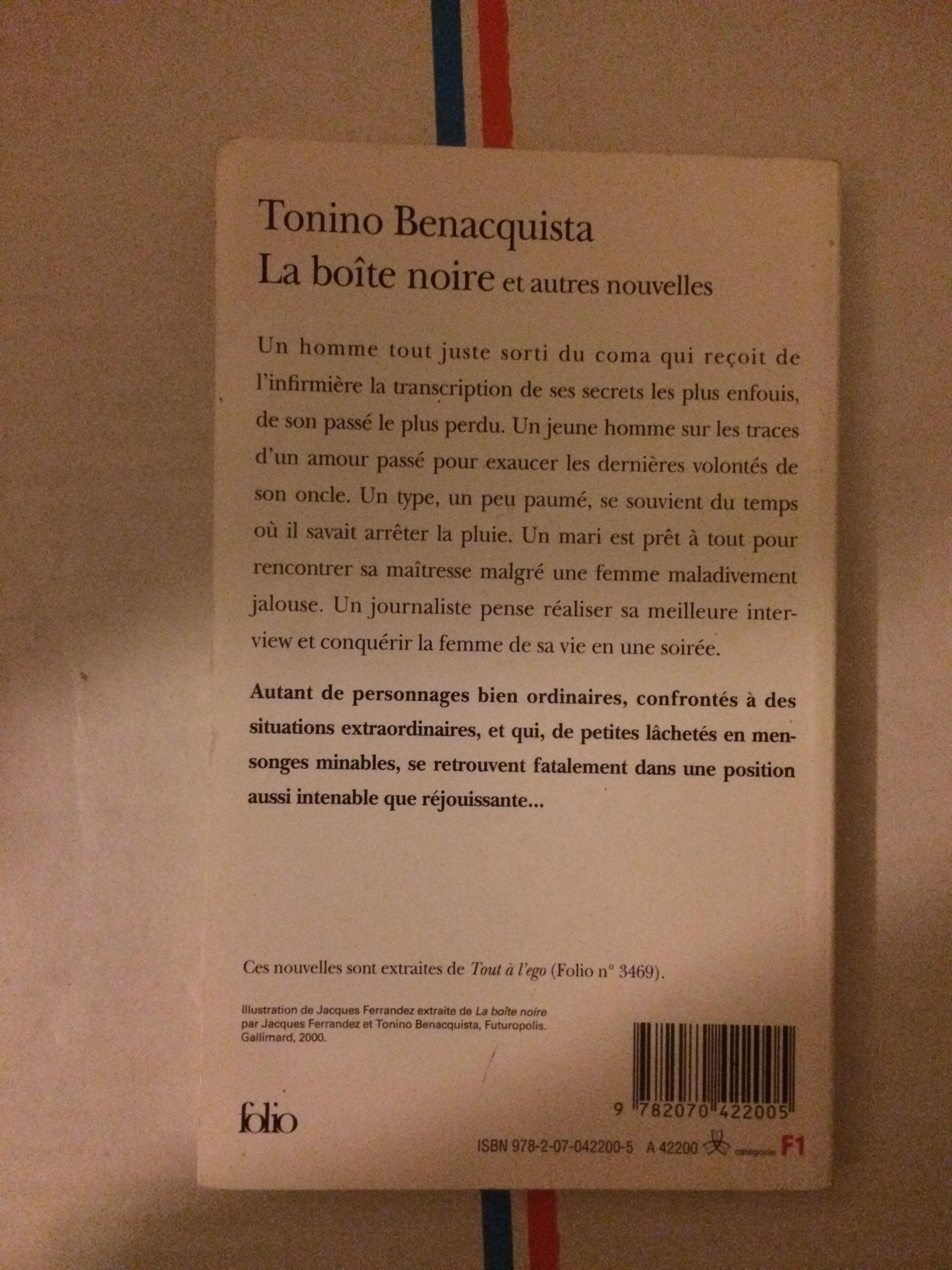 troc de troc la boîte noire de tonino benacquista - fdp à votre charge image 1